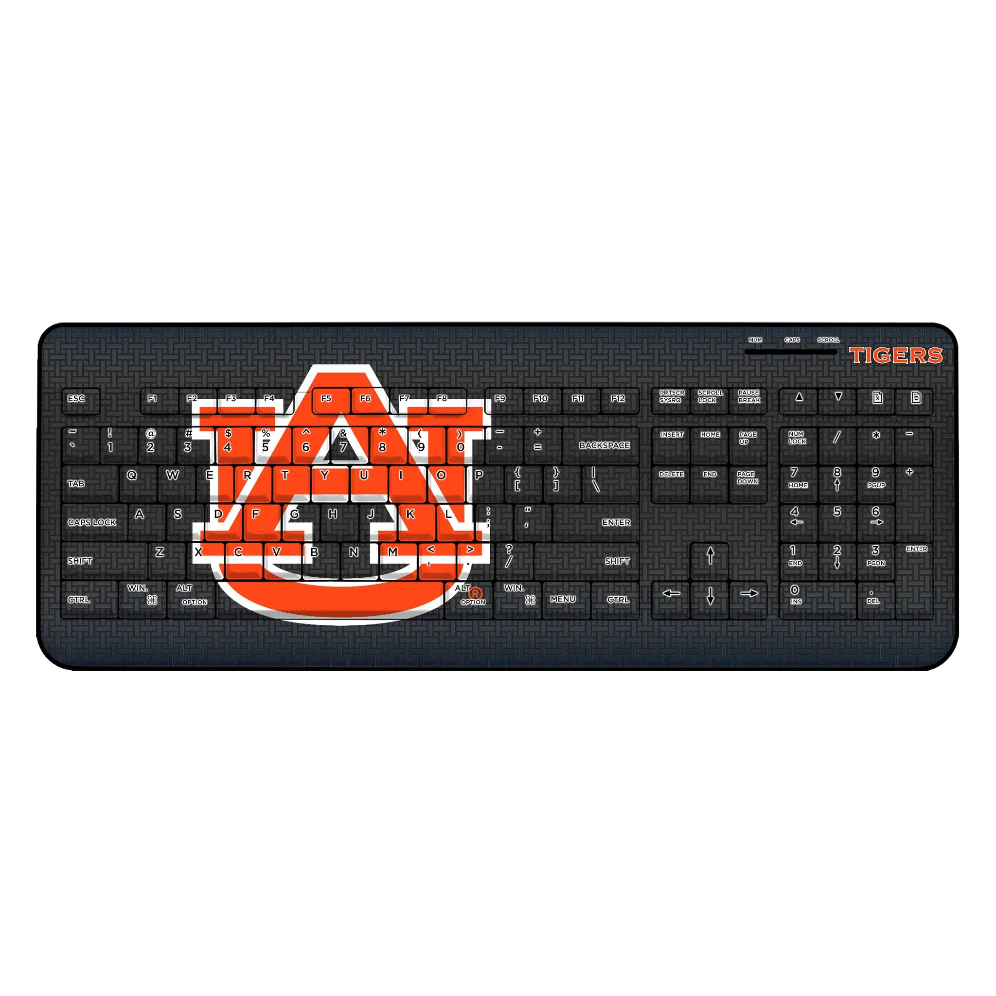University of Auburn Tigers Linen Wireless USB Keyboard