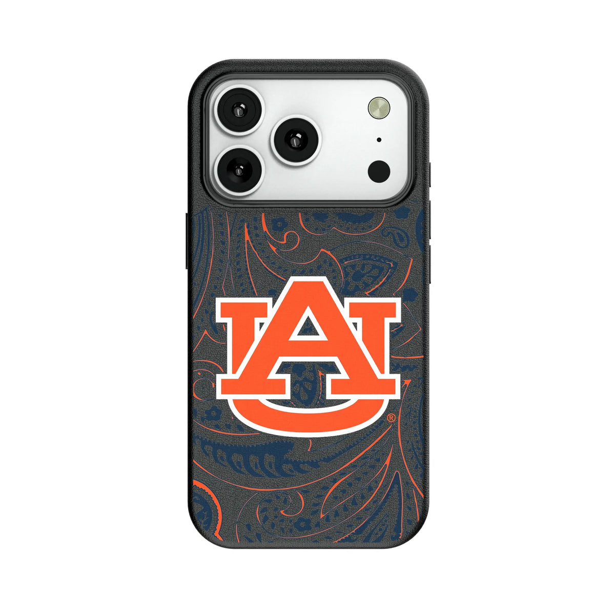 University of Auburn Tigers Paisley MagSafe Compatible Phone Case for Apple iPhone