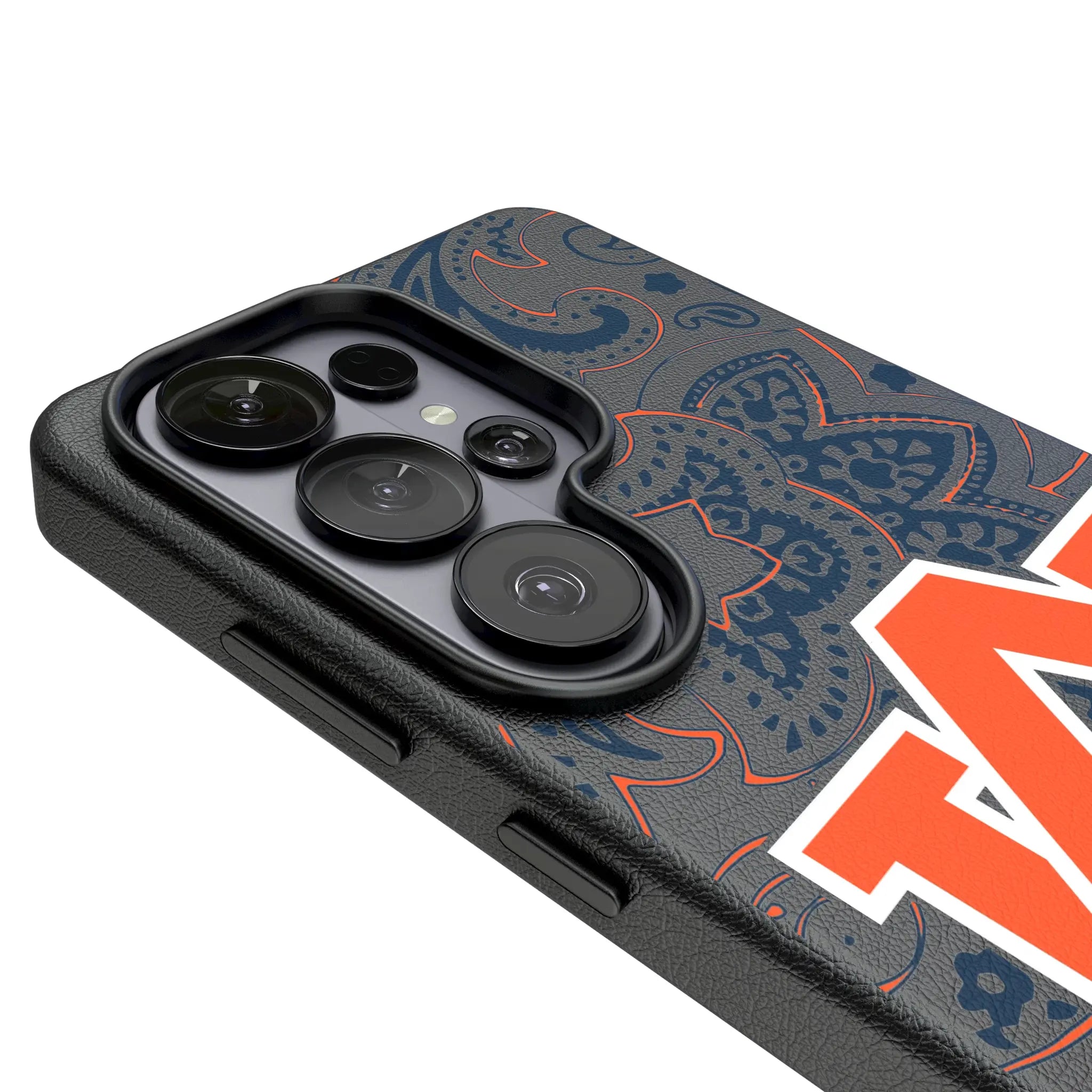 University of Auburn Tigers Paisley Galaxy MagSafe Compatible Phone Case for Samsung Galaxy - Detail#Device_Galaxy S26 Ultra