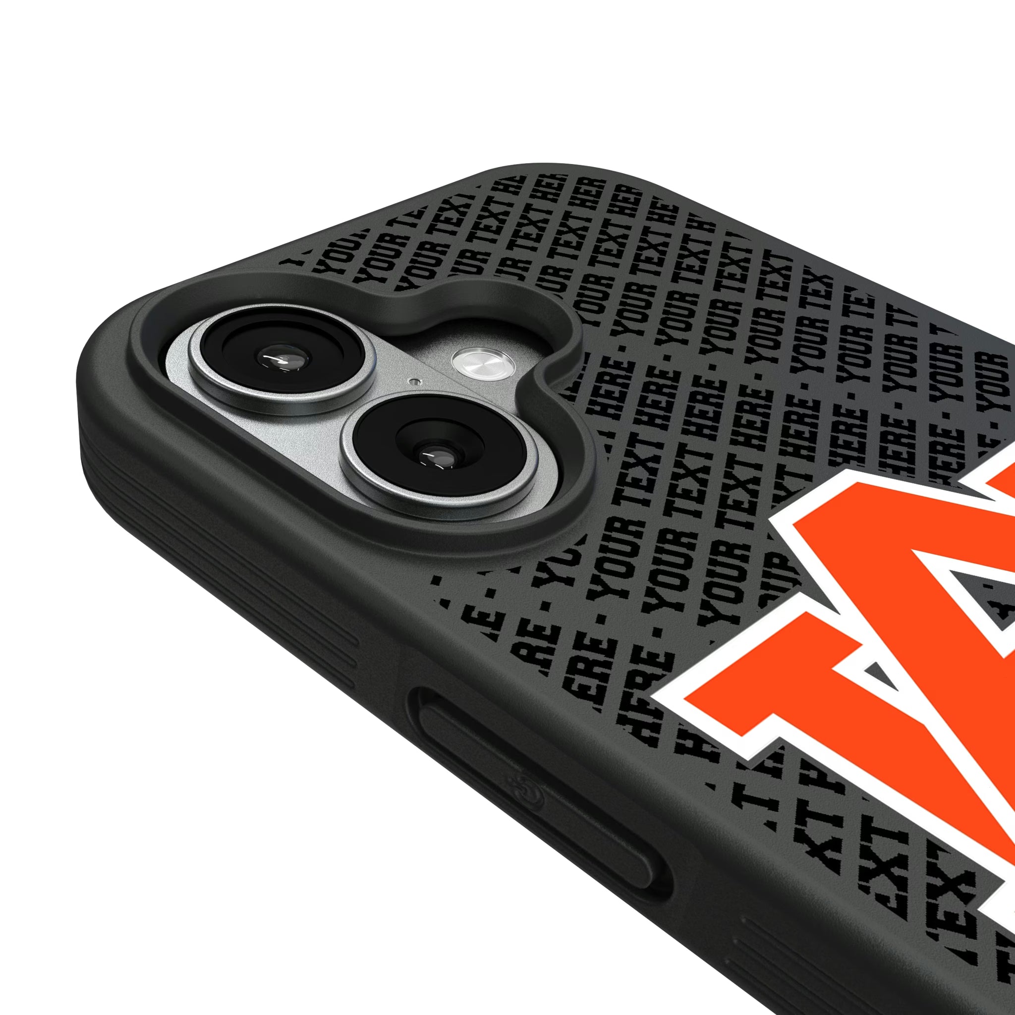 University of Auburn Tigers Personalized EndZone Plus iPhone Bump Phone Case for Apple iPhone - Detail#Device_iPhone 17
