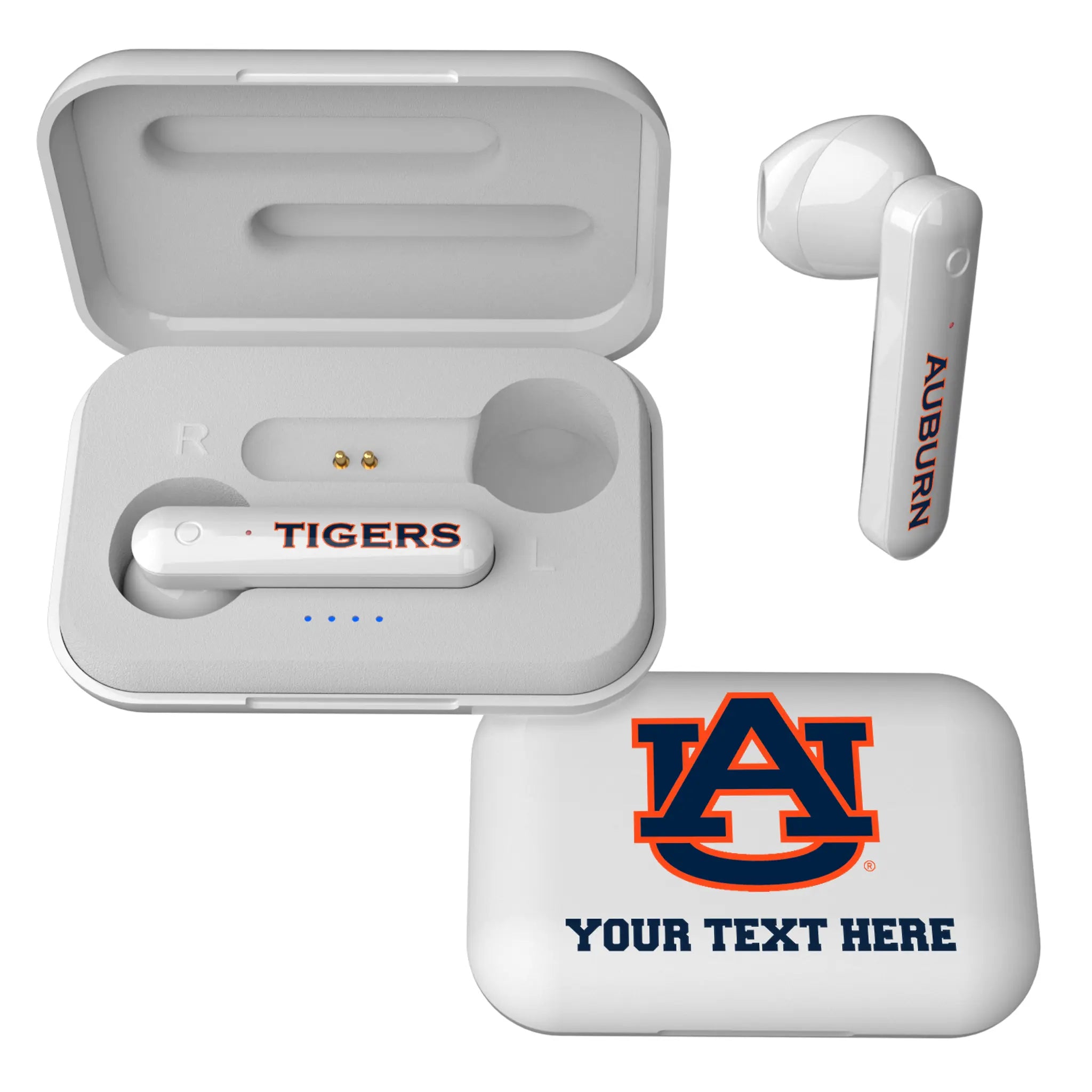 University of Auburn Tigers Personalized Insignia Wireless TWS Earbuds