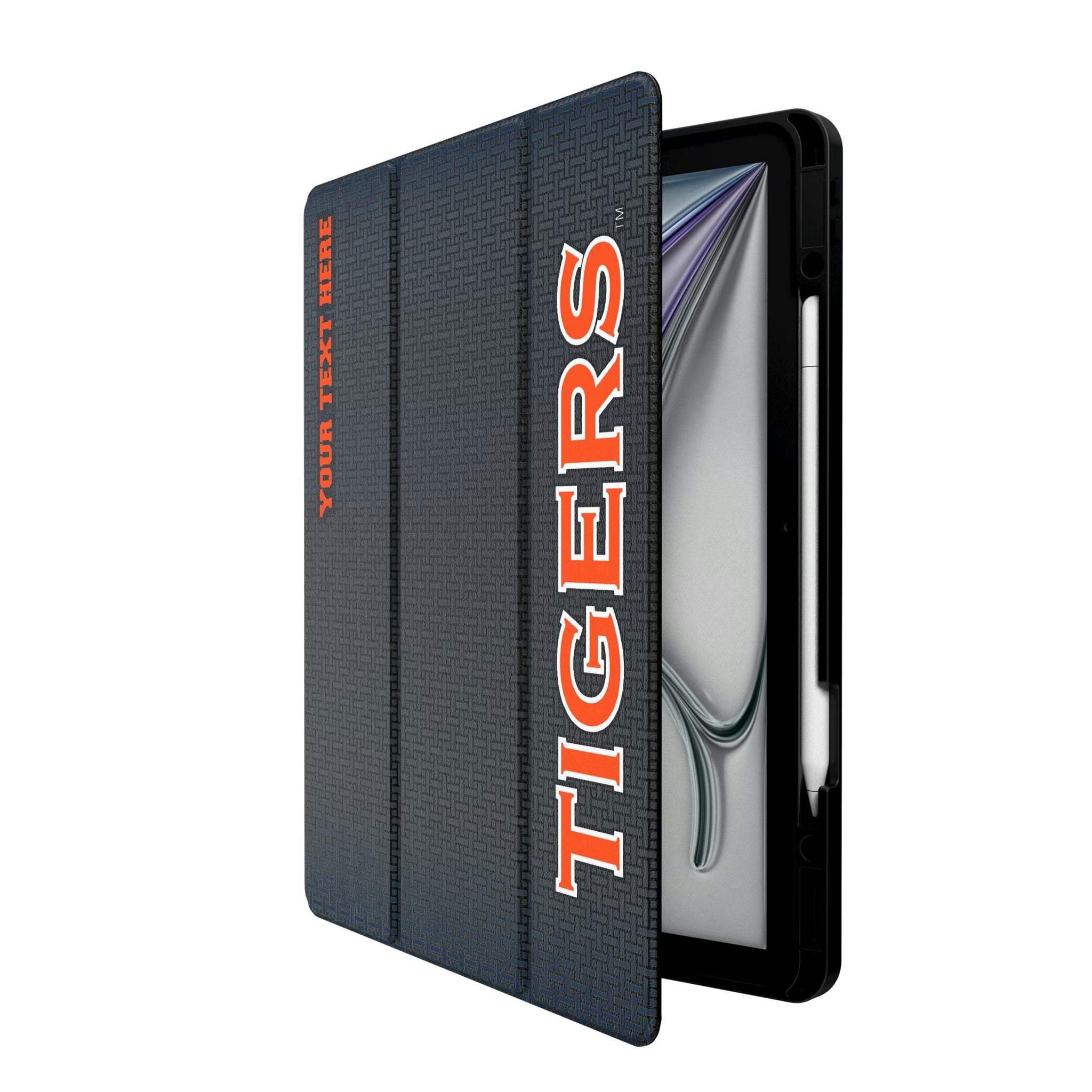 University of Auburn Tigers Personalized Linen iPad Tablet Case for Apple iPad