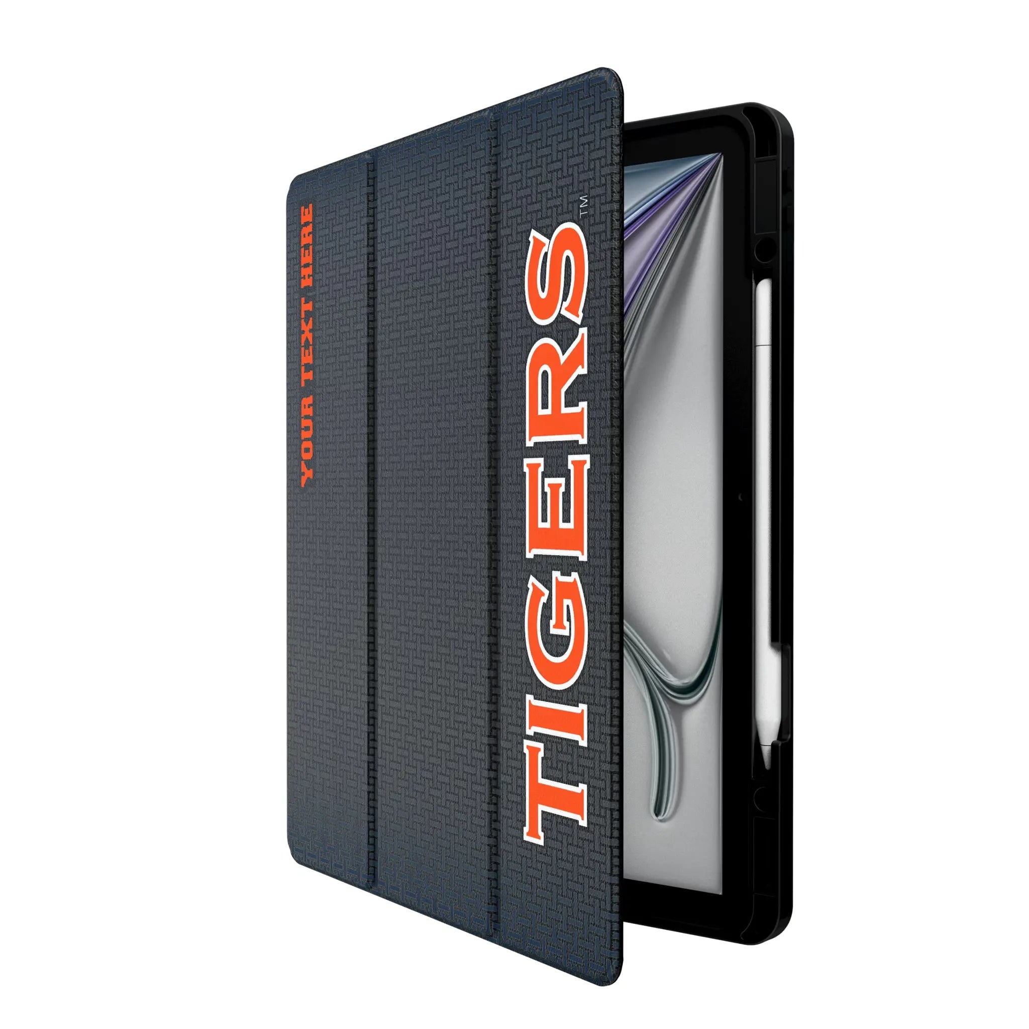 University of Auburn Tigers Personalized Linen iPad Tablet Case for Apple iPad