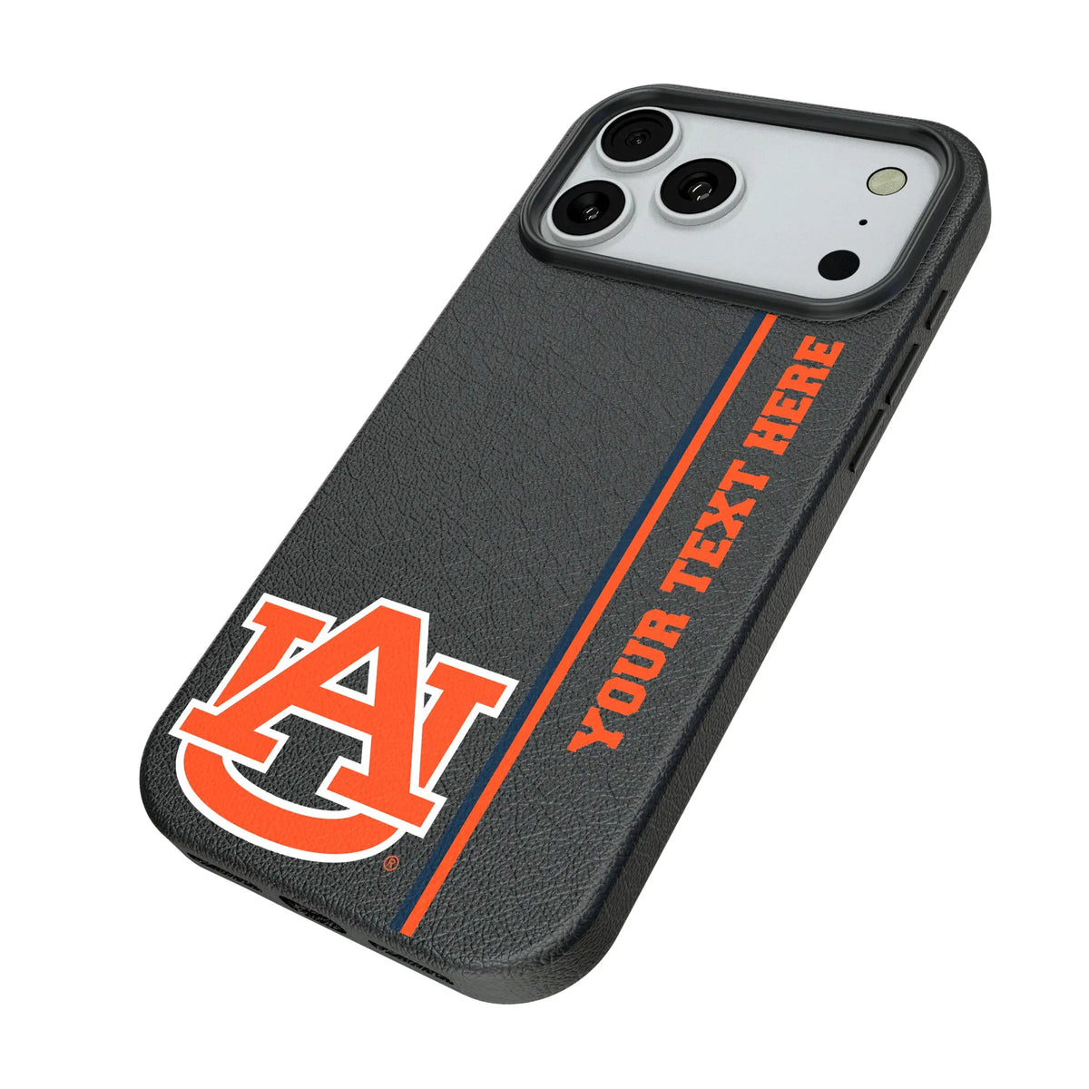 University of Auburn Tigers Personalized Sidebard iPhone MagSafe Compatible Phone Case for Apple iPhone - Isometric View#Device_iPhone 18 Pro Max