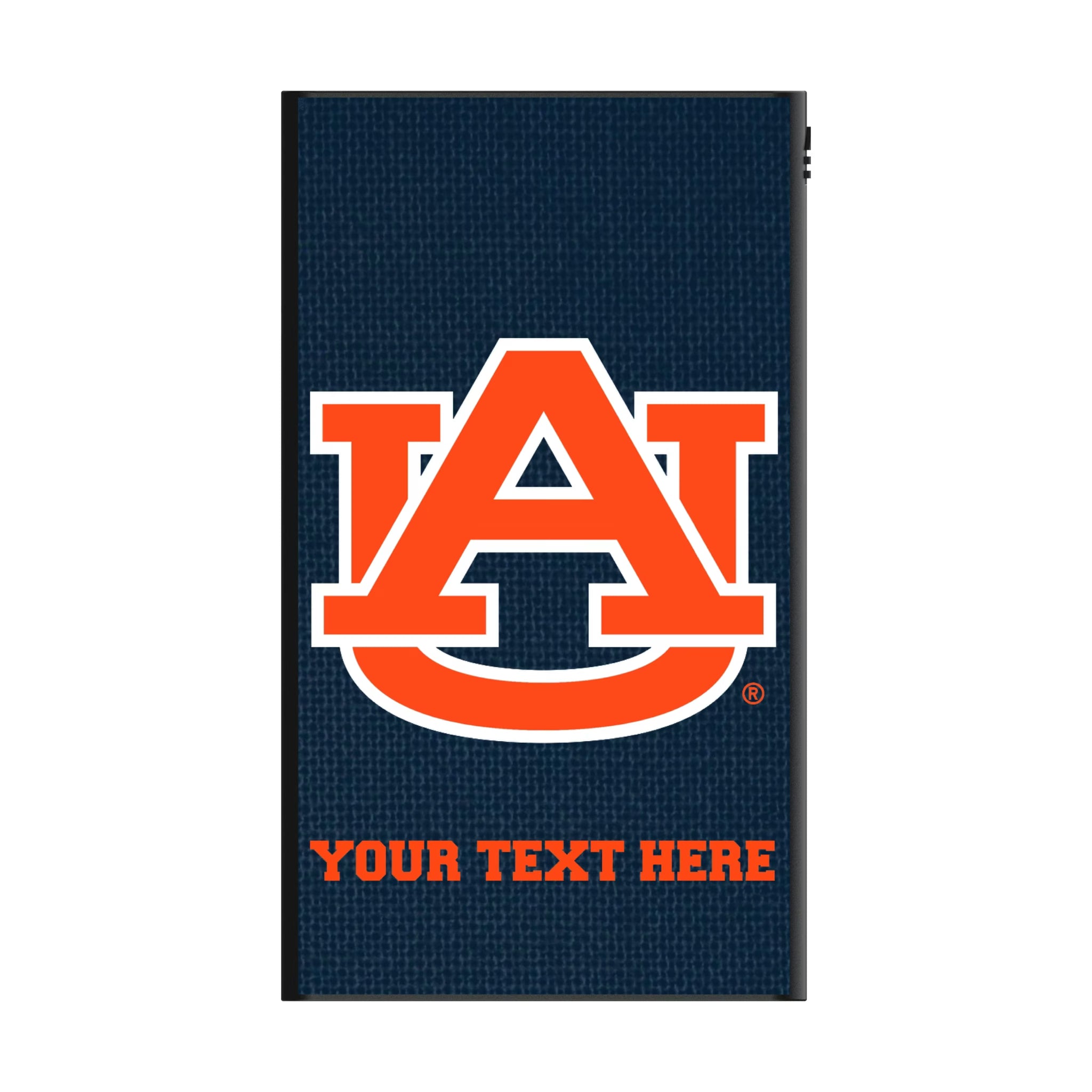 University of Auburn Tigers Personalized Solid 5000mAh Flat Powerbank