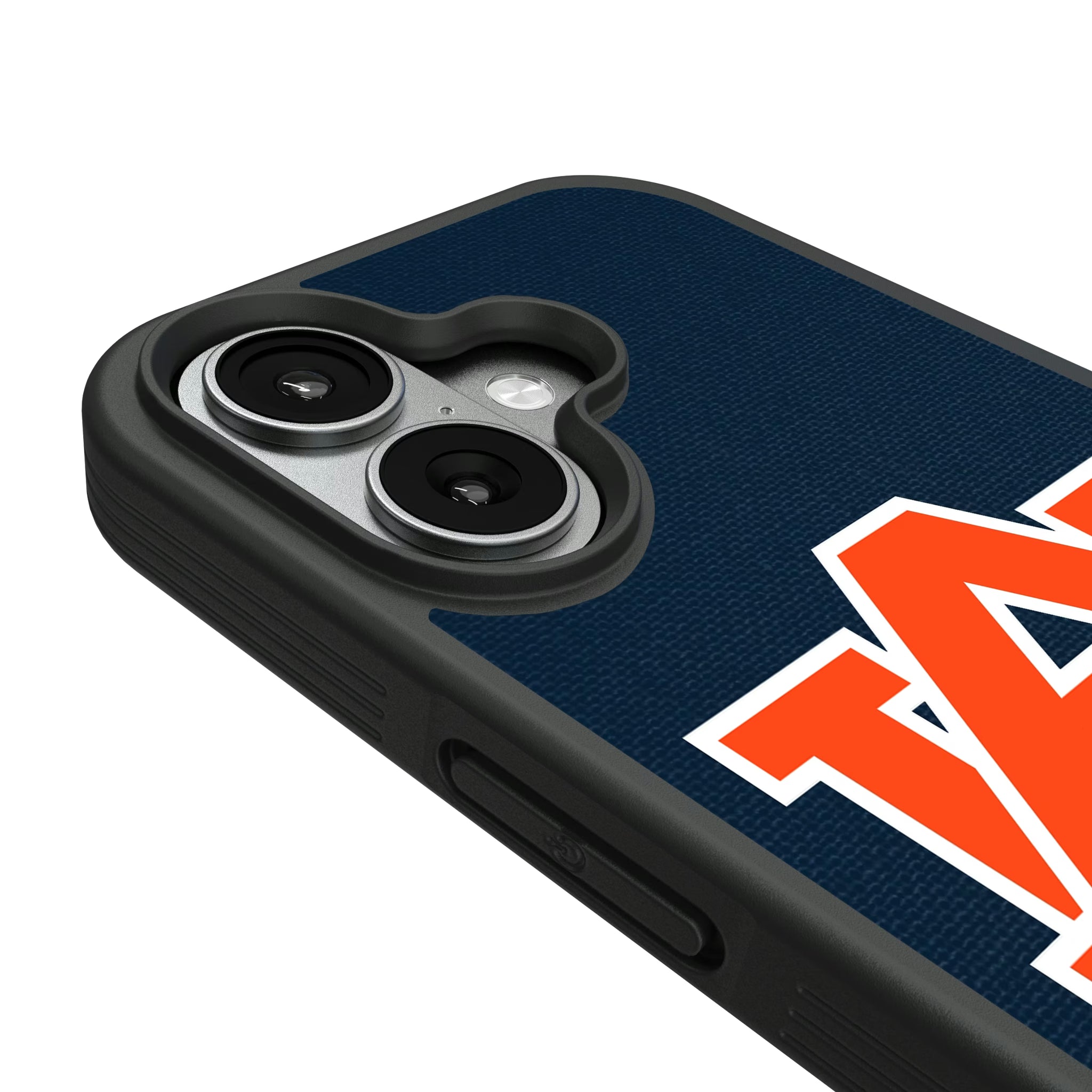 University of Auburn Tigers Personalized Stripe iPhone Bump Phone Case for Apple iPhone - Detail#Device_iPhone 17