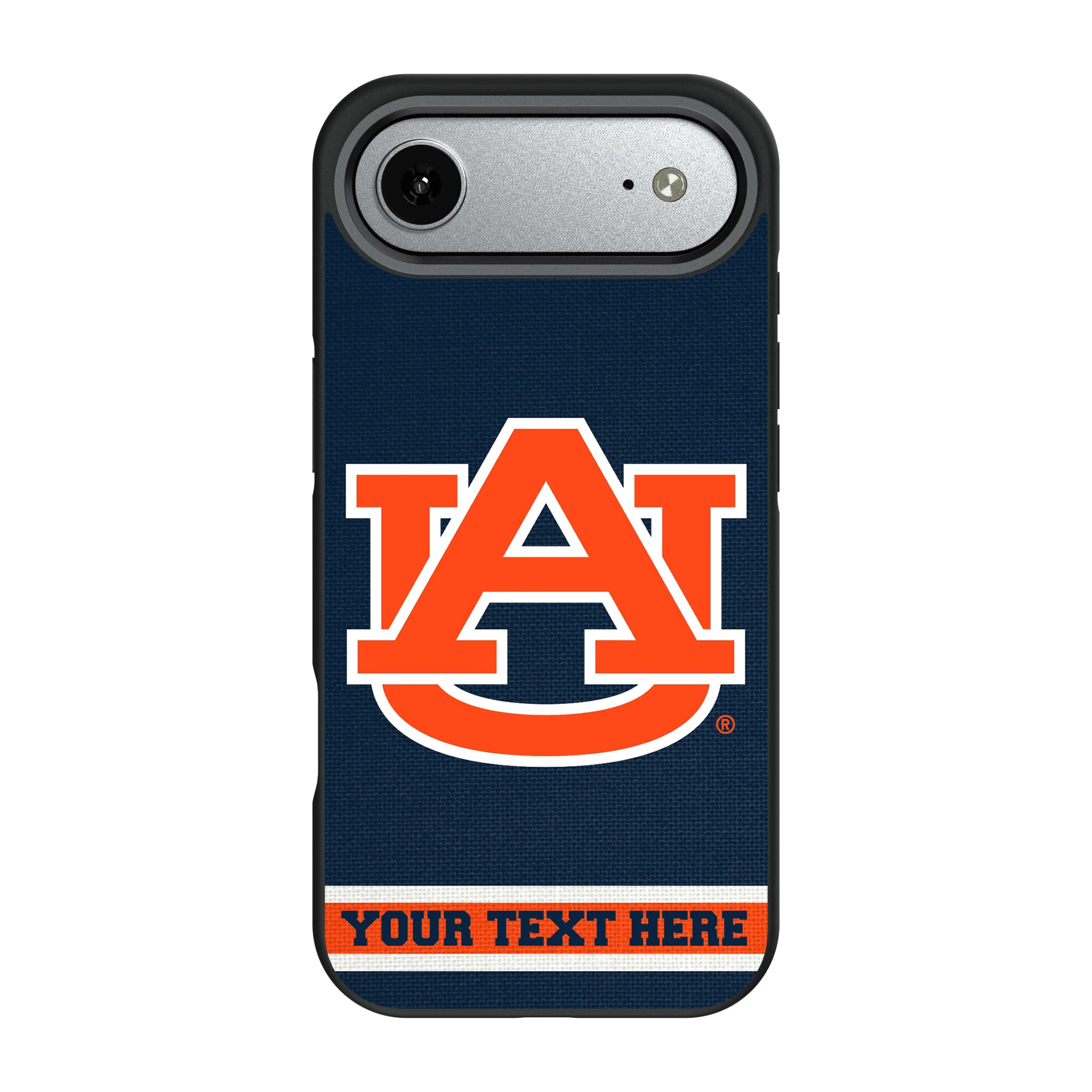 University of Auburn Tigers Personalized Stripe iPhone Bump Phone Case for Apple iPhone#Device_iPhone Air