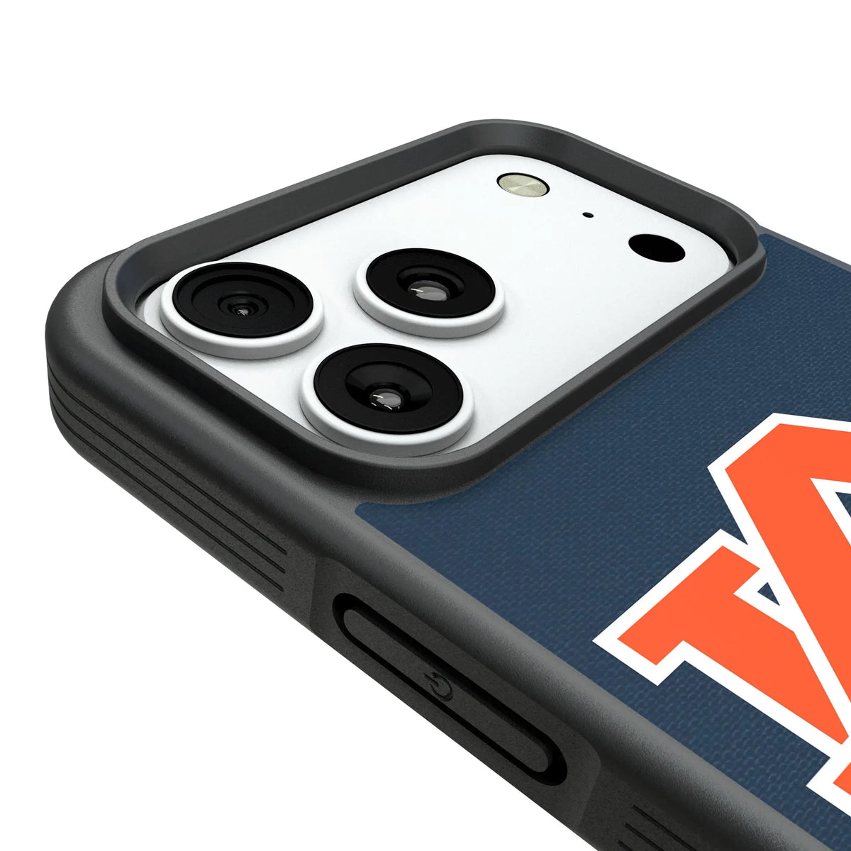 University of Auburn Tigers Personalized Stripe iPhone Bump Phone Case for Apple iPhone - Detail#Device_iPhone 18 Pro Max