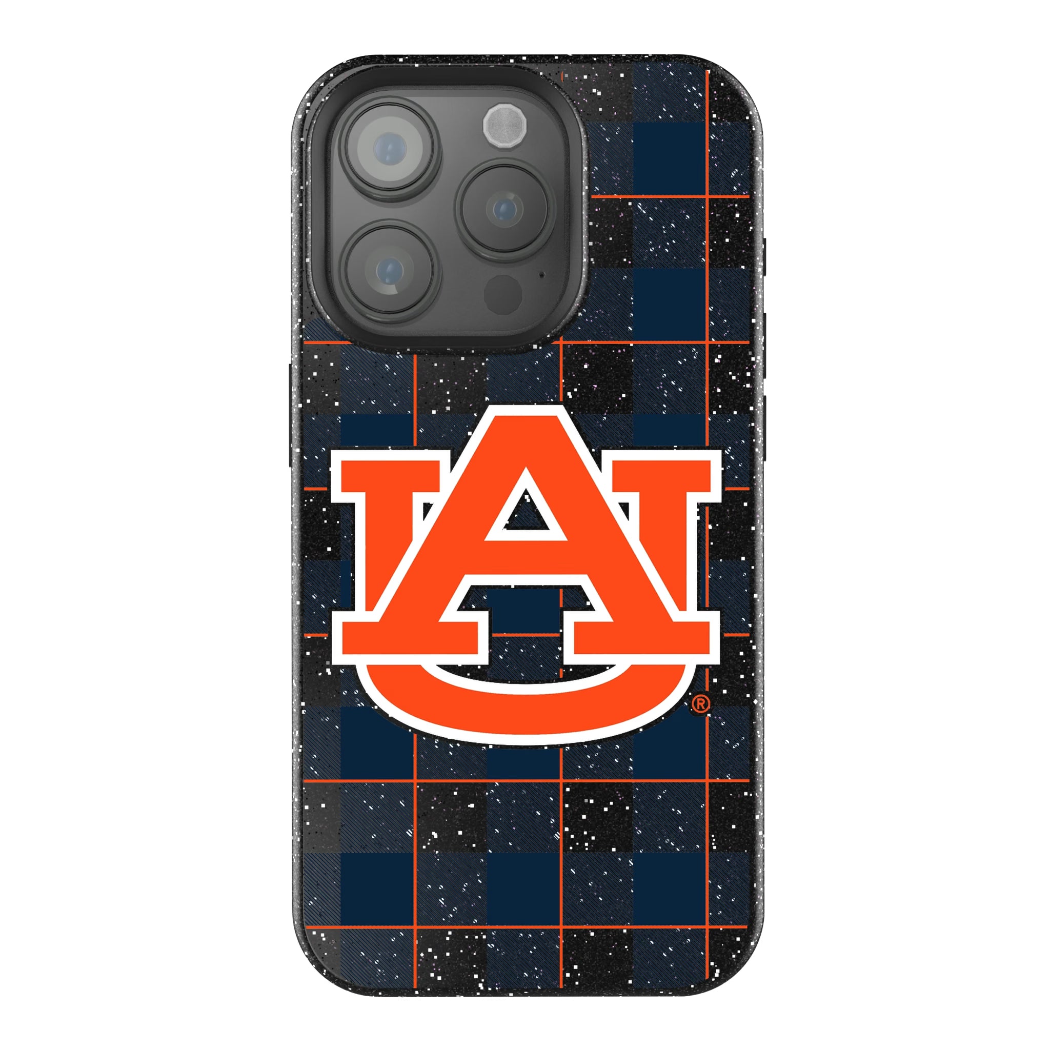 University of Auburn Tigers Plaid iPhone Bling Phone Case for Apple iPhone