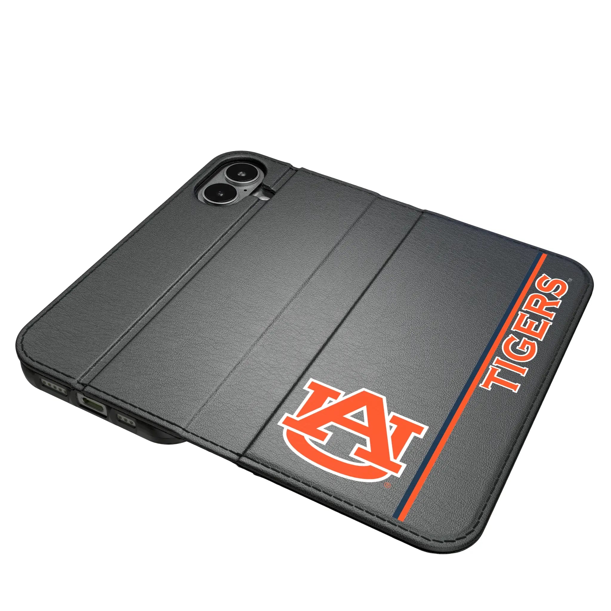 University of Auburn Tigers Sidebar iPhone Folio Phone Case for Apple iPhone#Device_iPhone 17