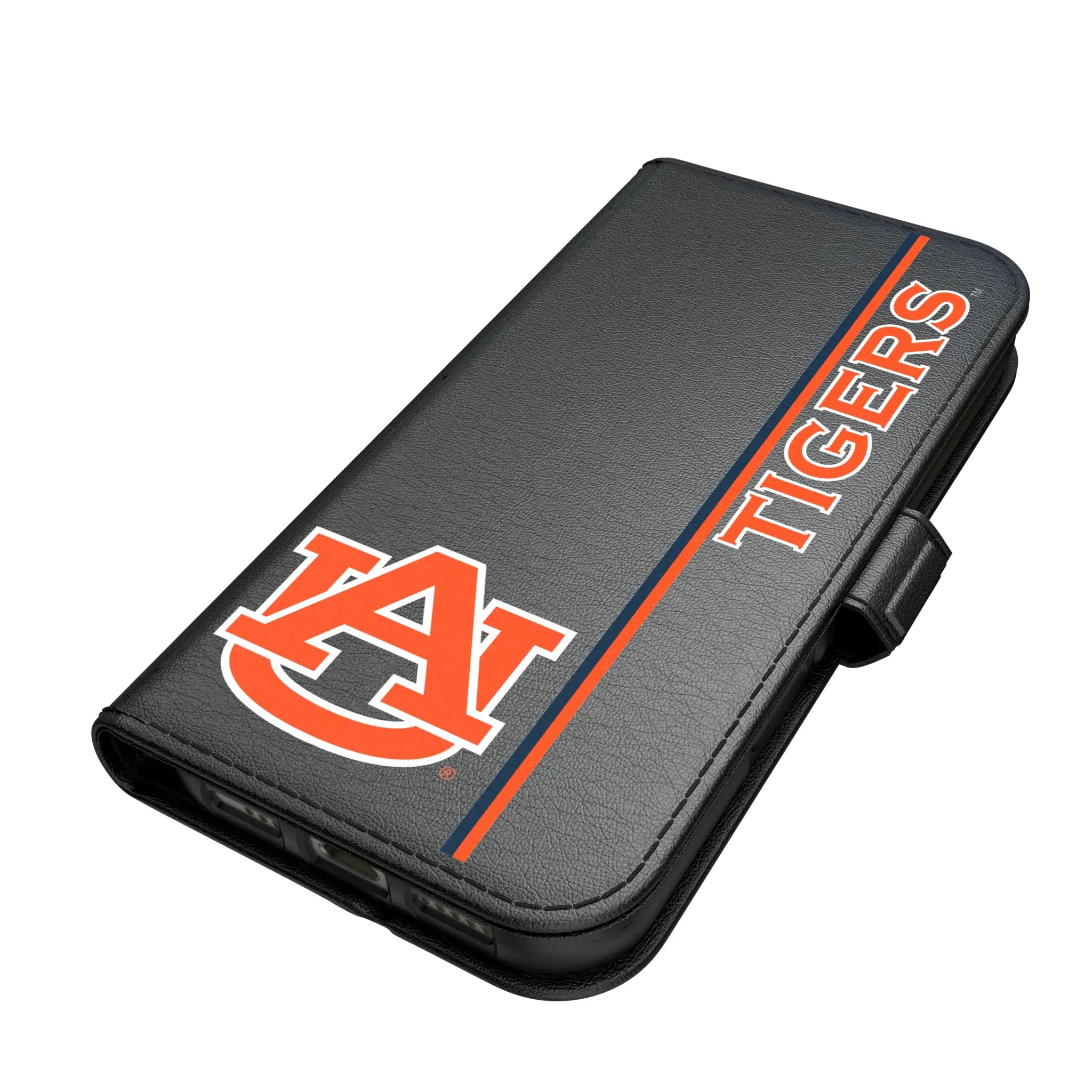 University of Auburn Tigers Sidebar iPhone Folio Phone Case for Apple iPhone#Device_iPhone 17 Pro