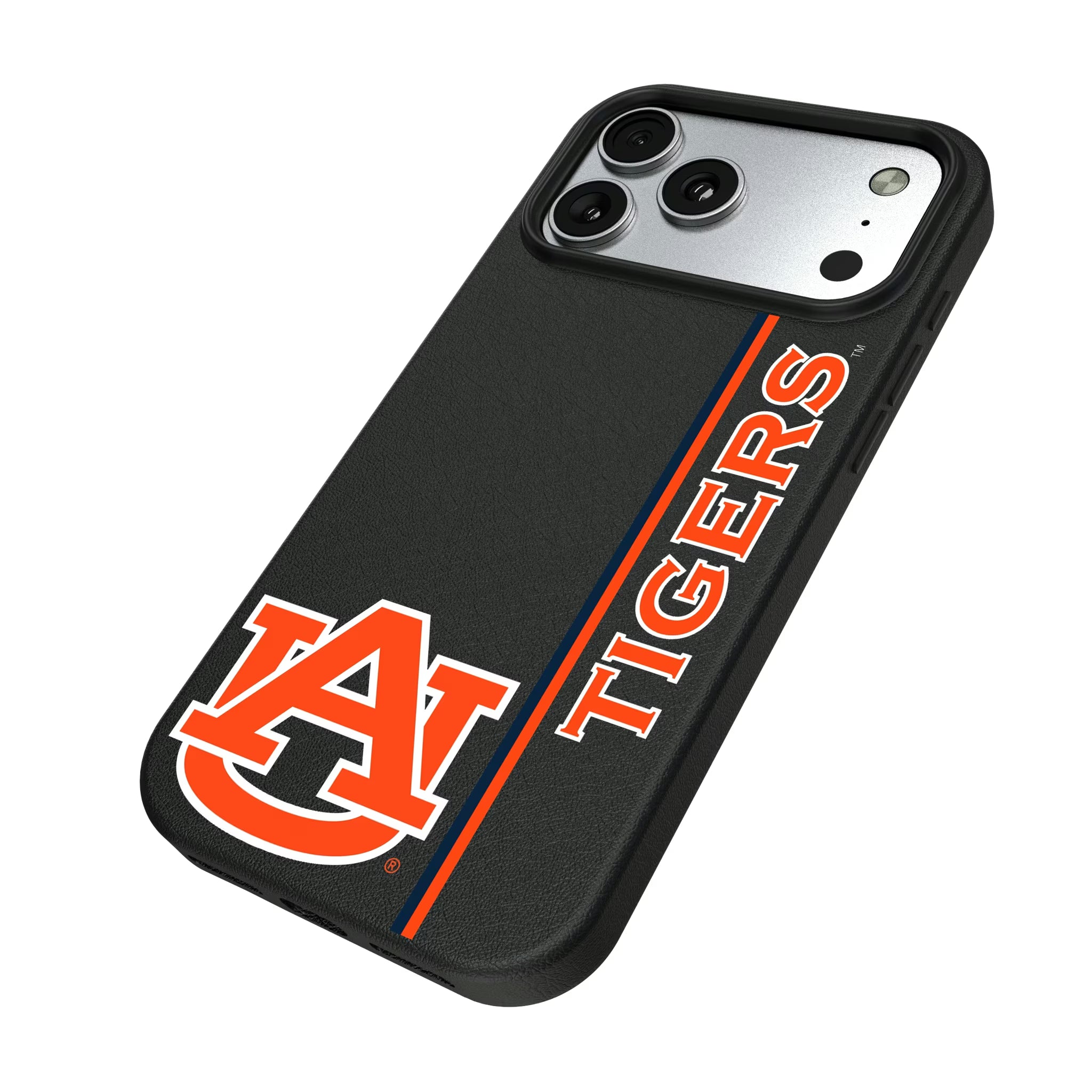 University of Auburn Tigers Sidebar iPhone MagSafe Compatible Phone Case for Apple iPhone - Isometric View#Device_iPhone 17 Pro Max