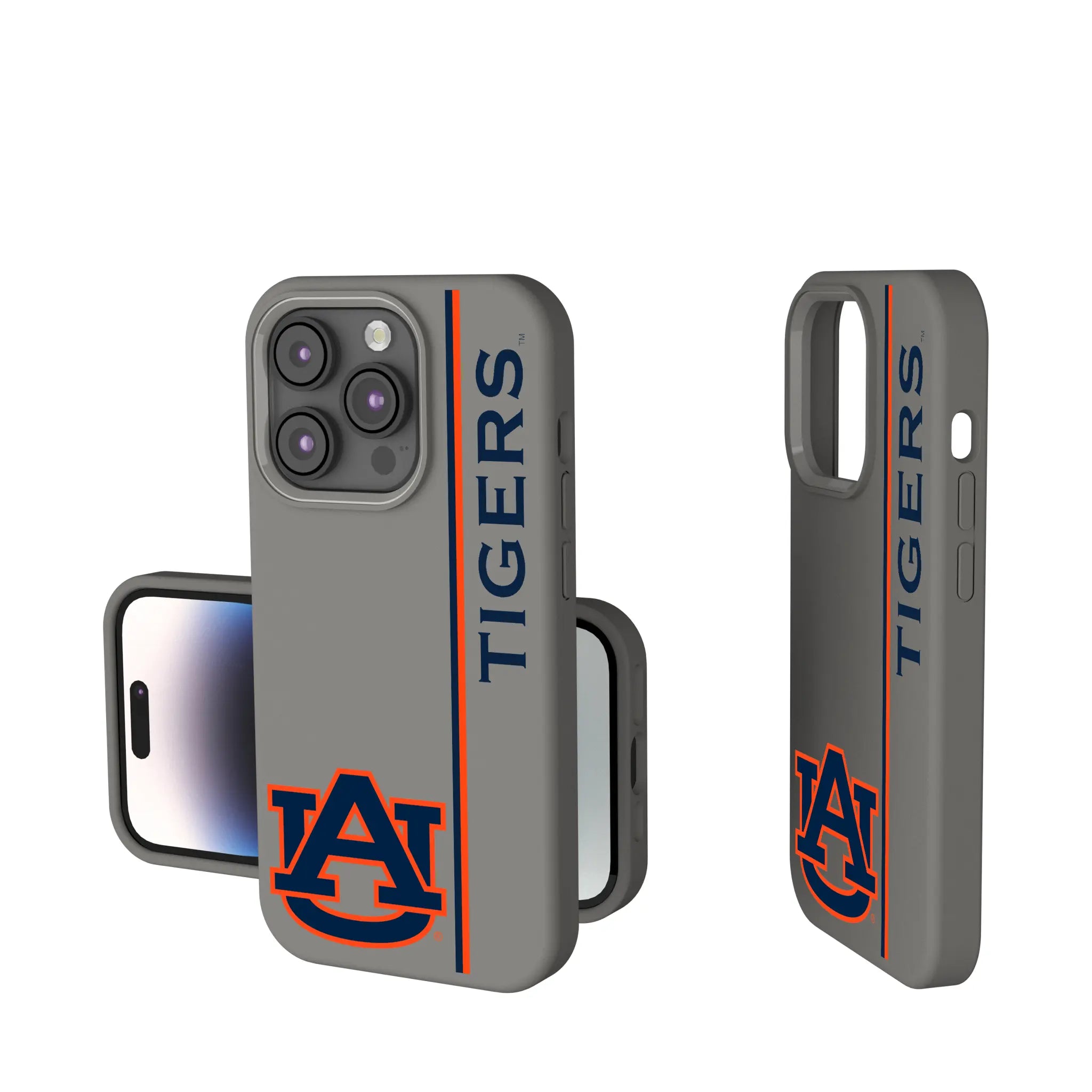 University of Auburn Tigers Sidebar iPhone Soft Touch Phone Case for Apple iPhone