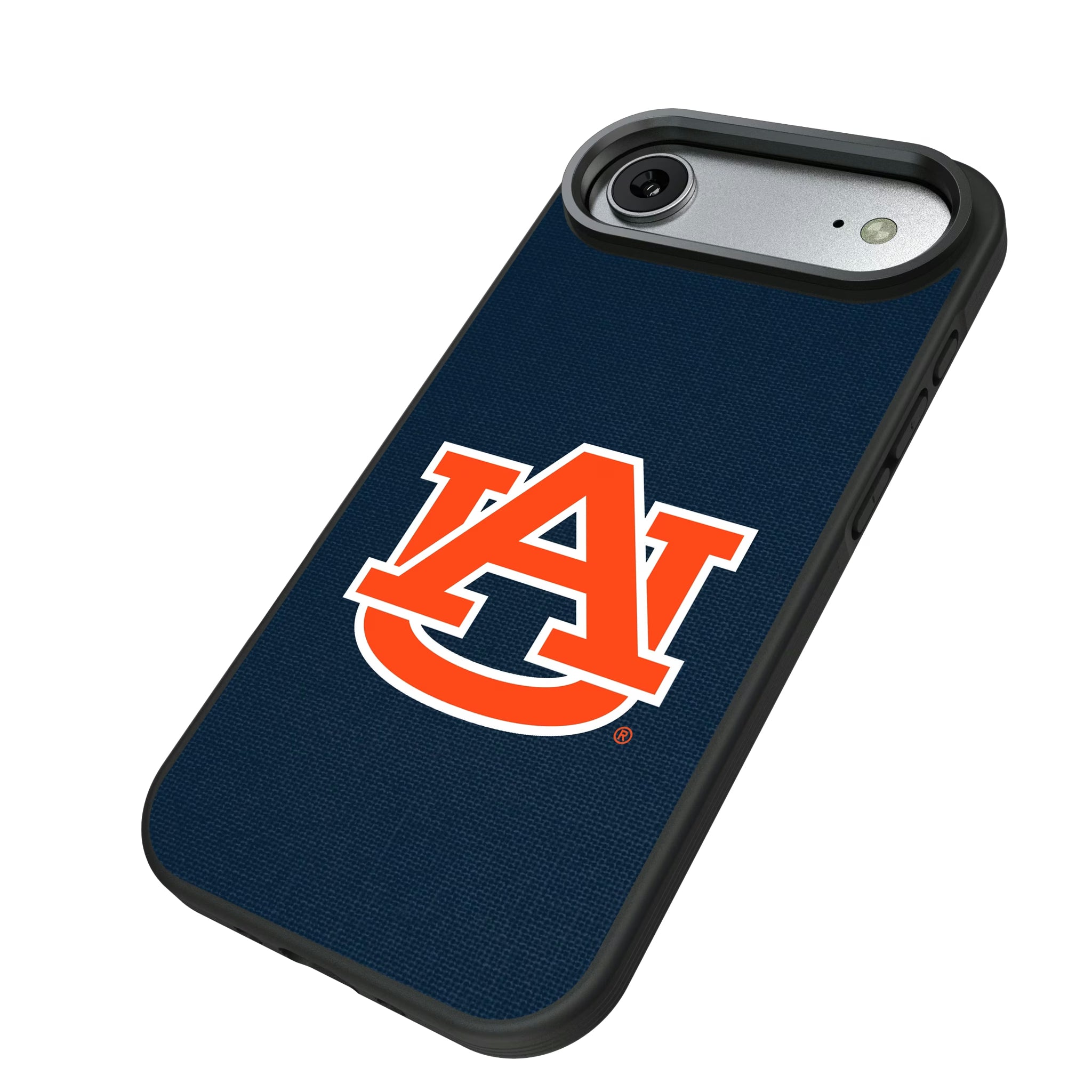 University of Auburn Tigers Solid iPhone Bump Phone Case for Apple iPhone - Isometric View#Device_iPhone Air