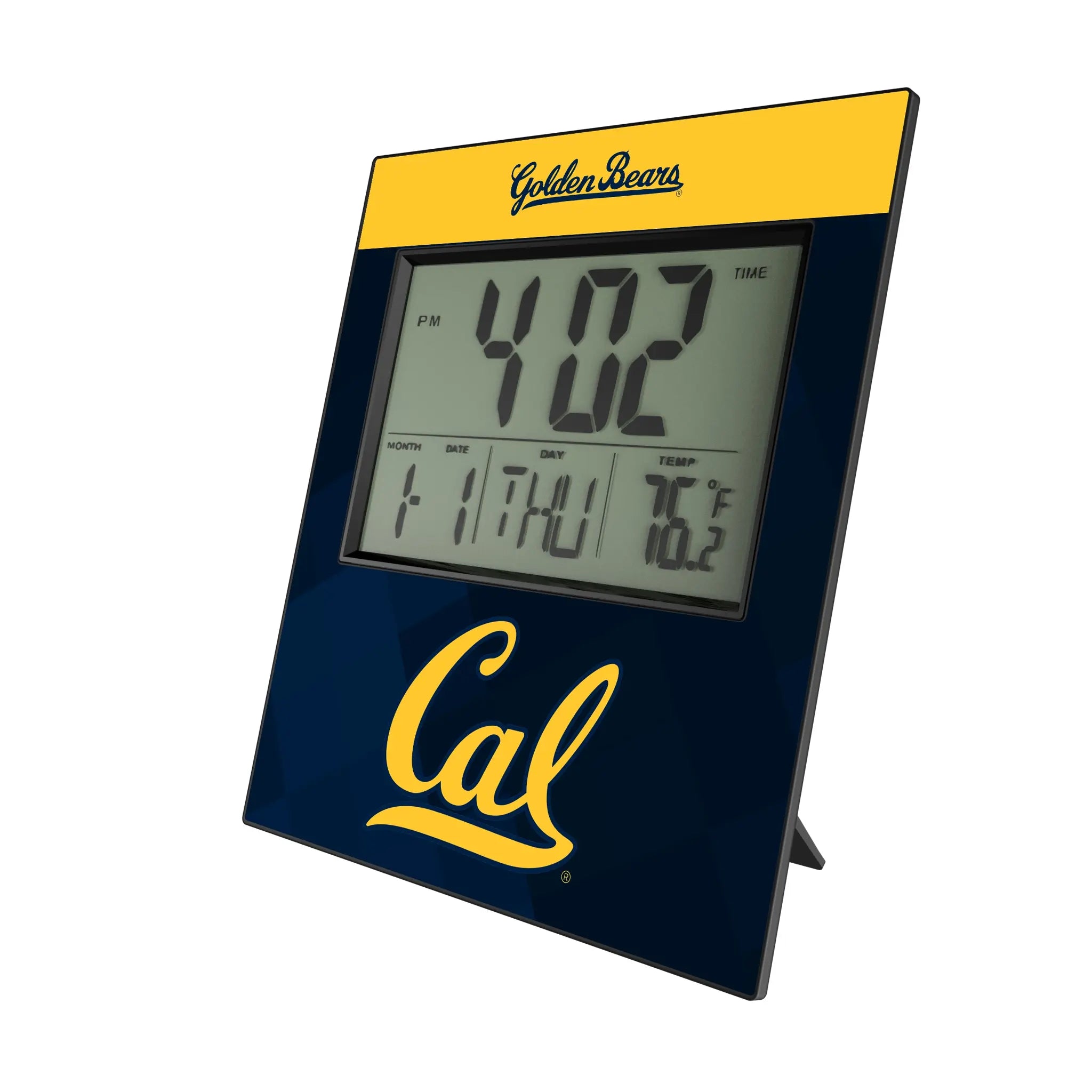 University of California Berkeley Golden Bears Color Block Wall Clock