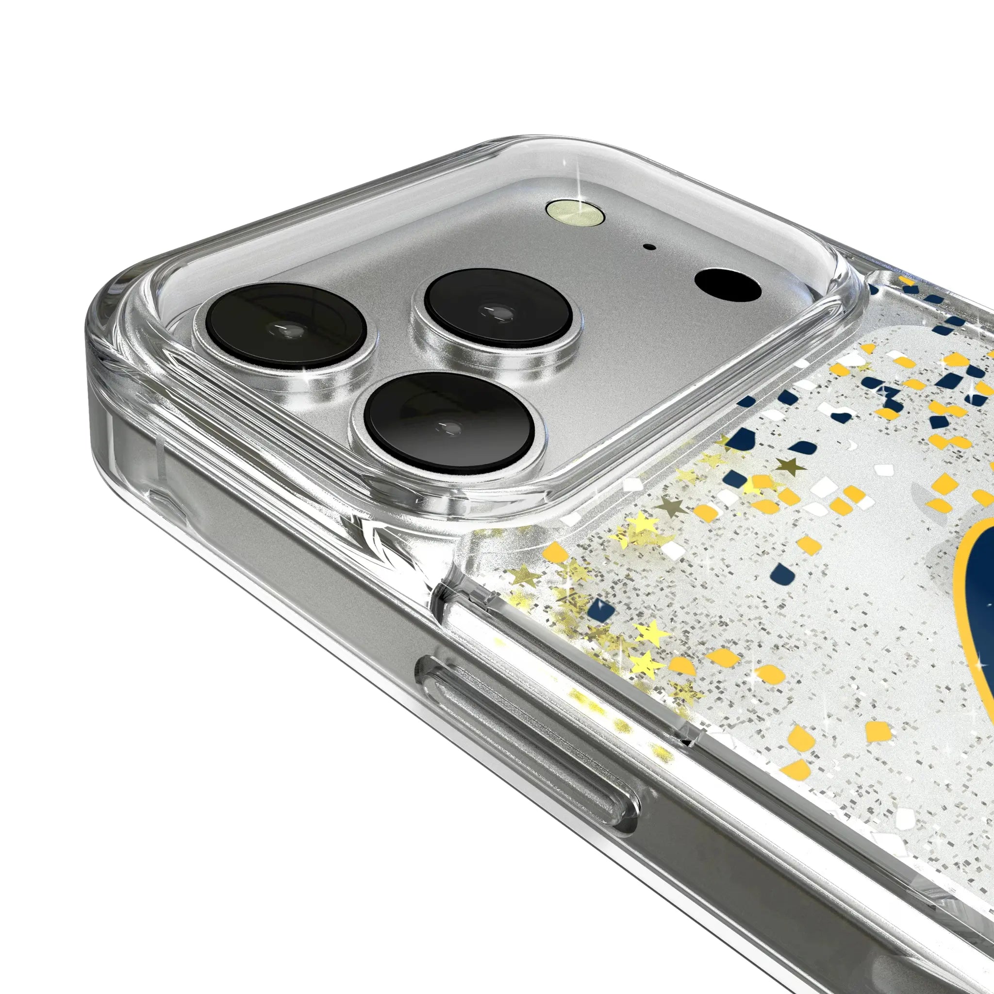 University of California Berkeley Golden Bears Confetti iPhone Glitter Phone Case for Apple iPhone - Detail