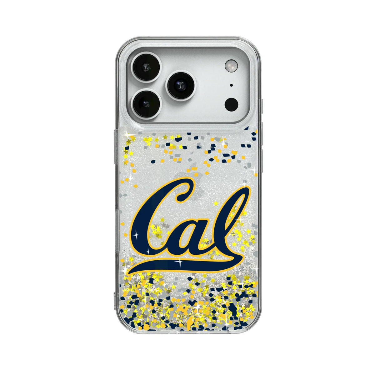 University of California Berkeley Golden Bears Confetti Glitter Phone Case for Apple iPhone