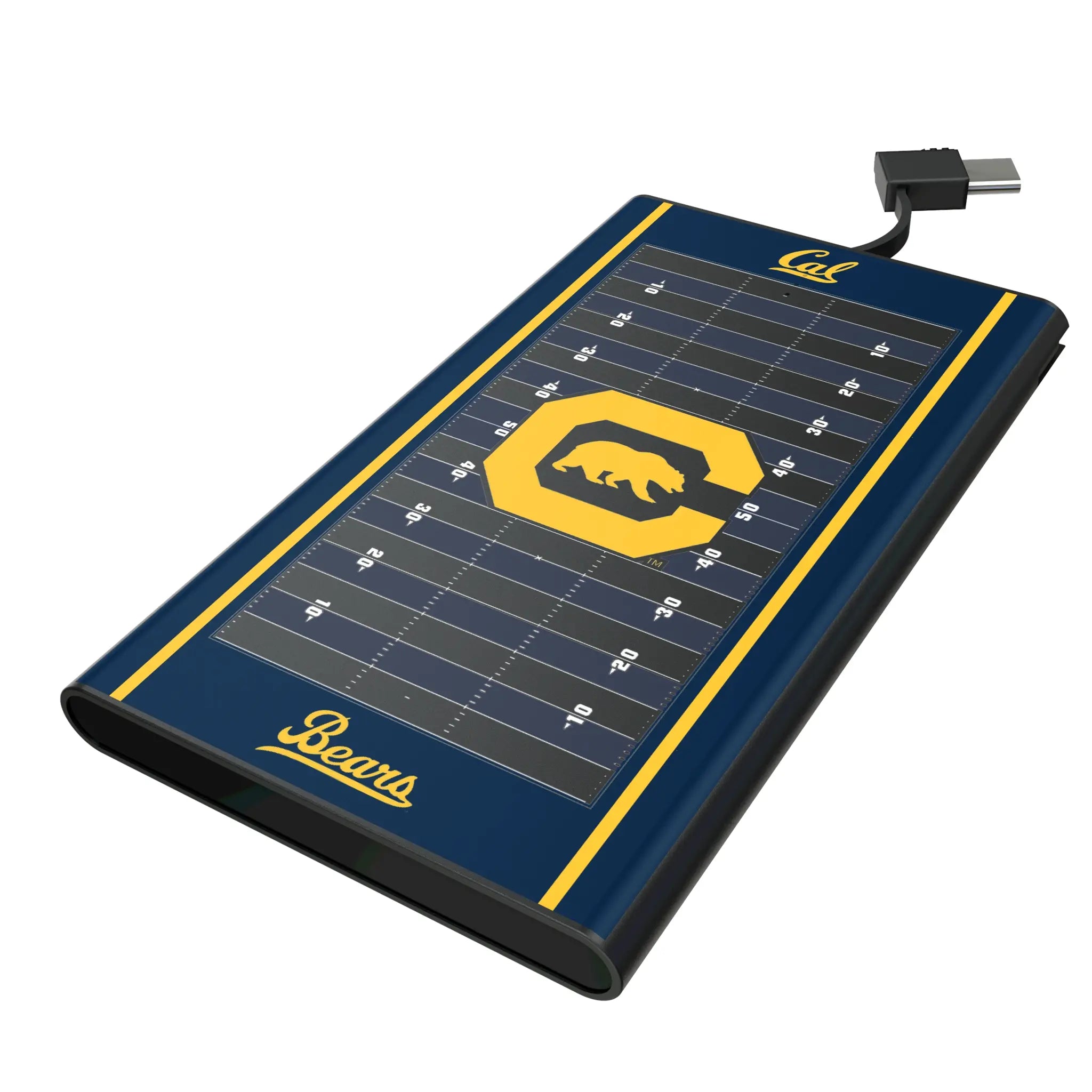University of California Berkeley Golden Bears Field 5000mAh Flat Power Bank