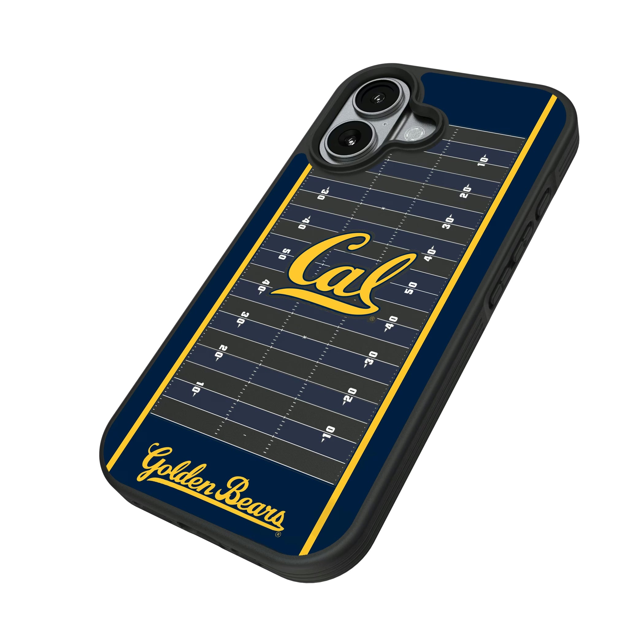 University of California Berkeley Golden Bears Field iPhone Bump Phone Case for Apple iPhone - Isometric View#Device_iPhone 17