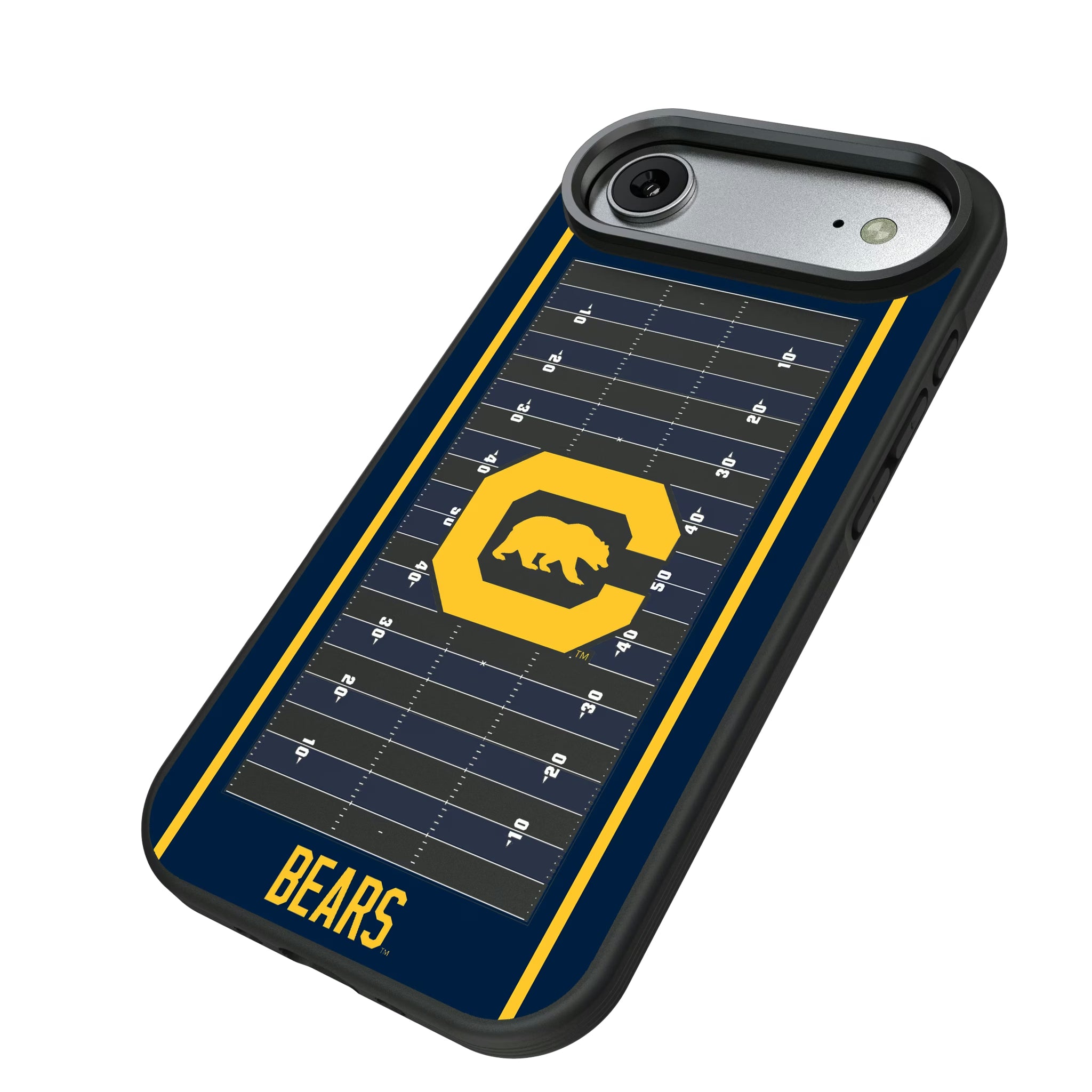 University of California Berkeley Golden Bears Field iPhone Bump Phone Case for Apple iPhone - Isometric View#Device_iPhone Air