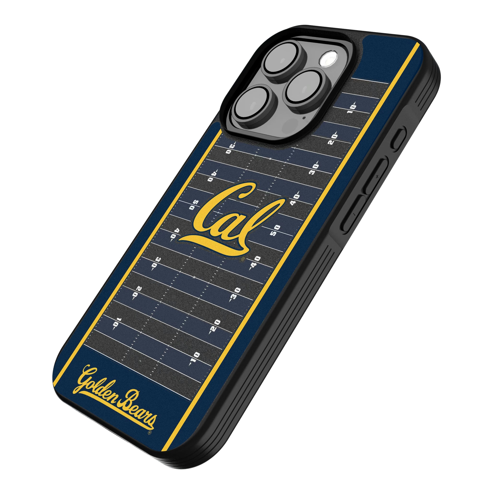 University of California Berkeley Golden Bears Field iPhone Bump Phone Case for Apple iPhone - Isometric View
