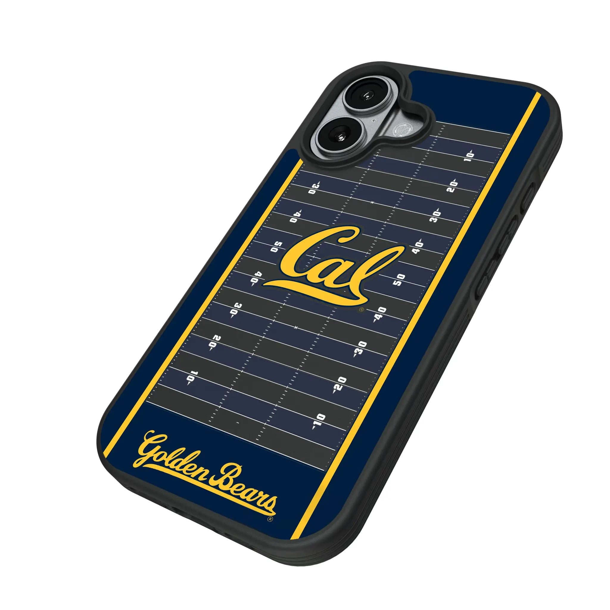 University of California Berkeley Golden Bears Field iPhone Bump Phone Case for Apple iPhone - Isometric View#Device_iPhone 17
