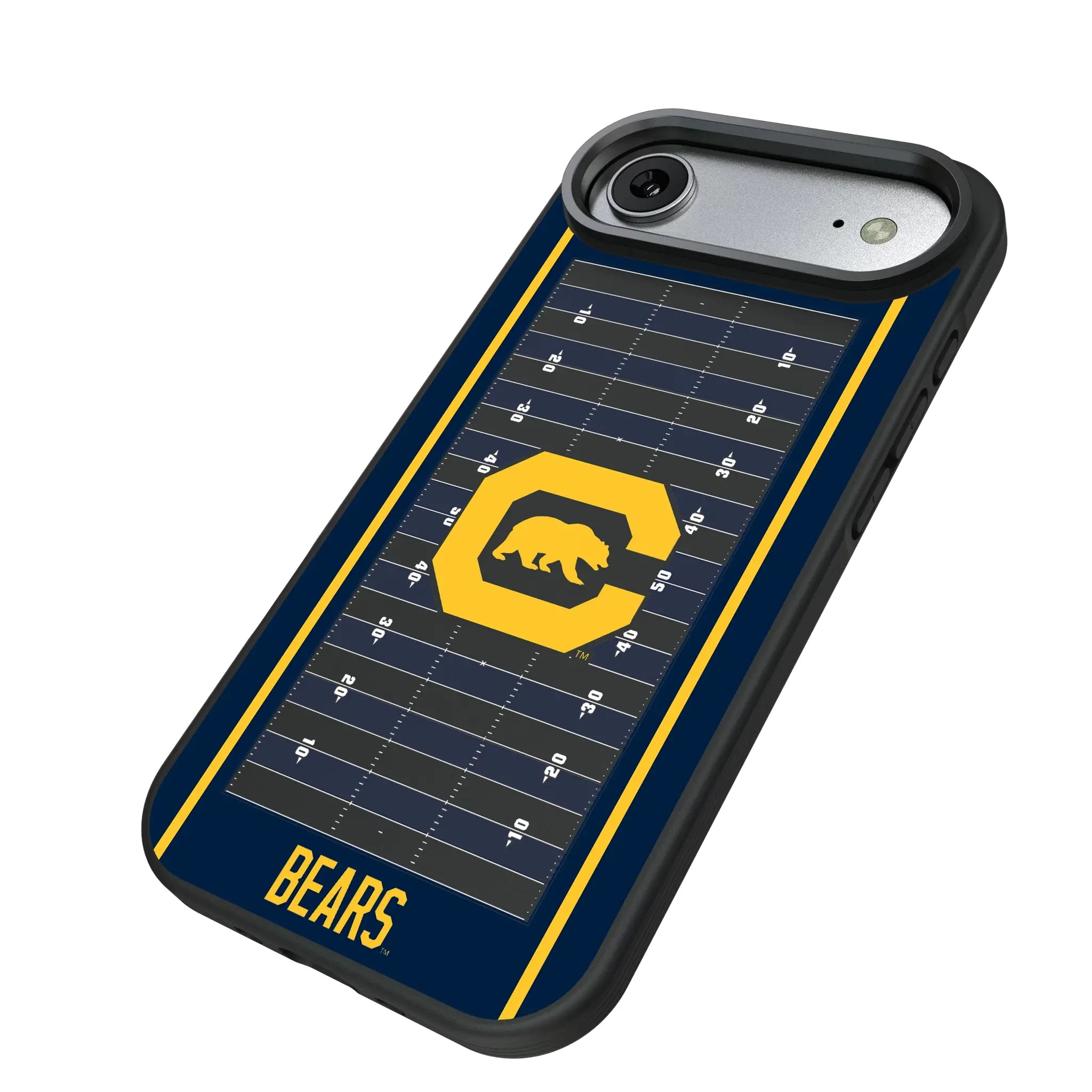 University of California Berkeley Golden Bears Field iPhone Bump Phone Case for Apple iPhone - Isometric View#Device_iPhone Air