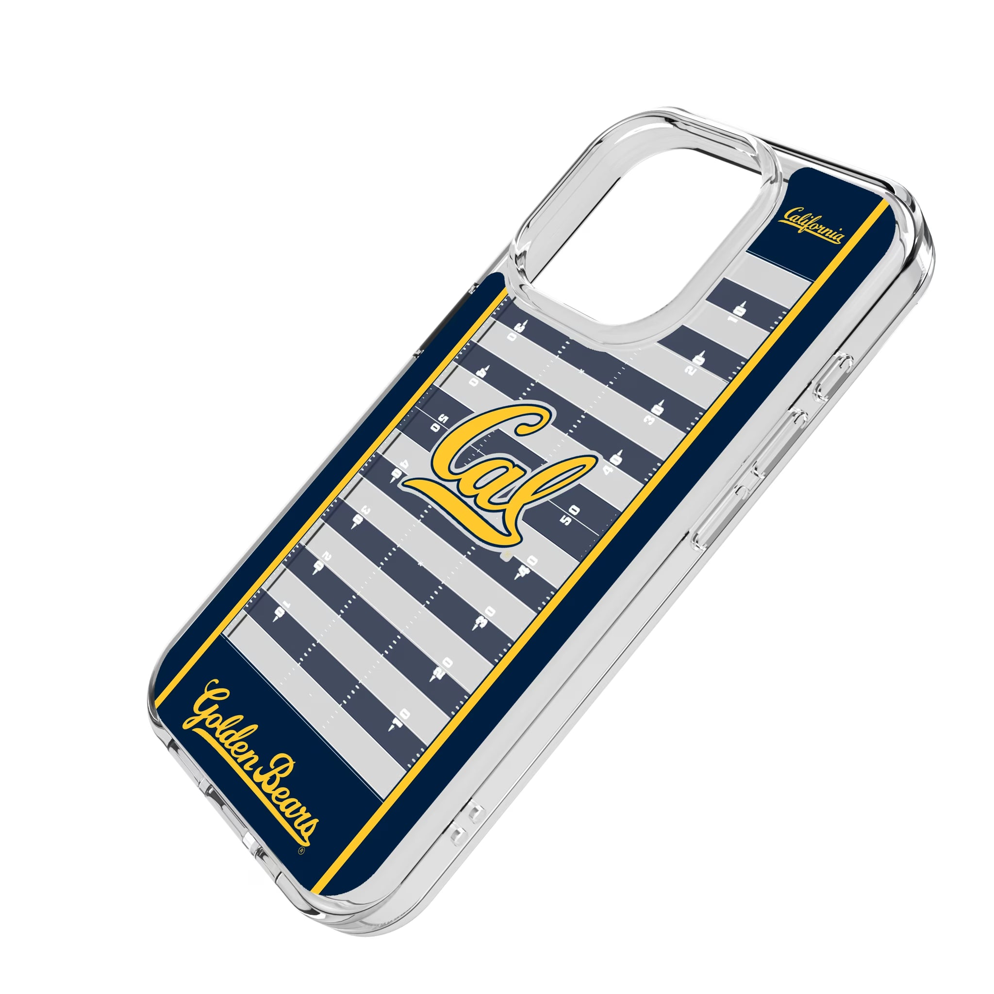 University of California Berkeley Golden Bears Field iPhone Clear Phone Case for Apple iPhone - Isometric View