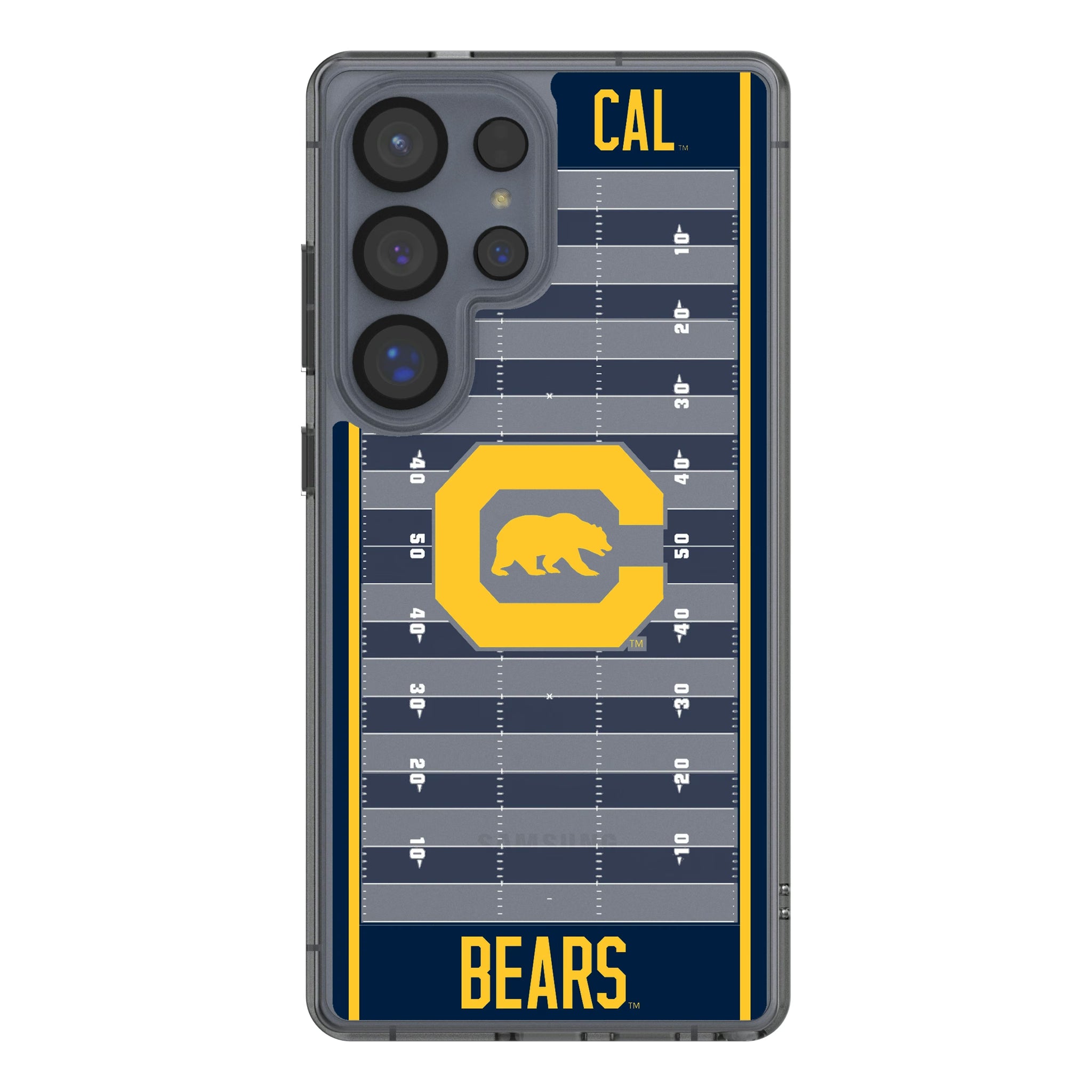 University of California Berkeley Golden Bears Field Galaxy Clear Phone Case for Samsung Galaxy