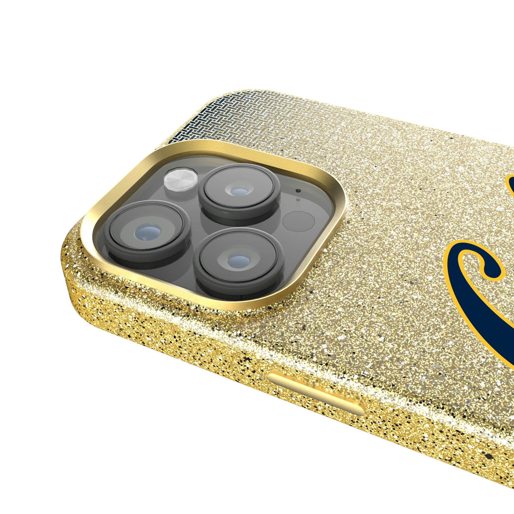 University of California Berkeley Golden Bears Linen iPhone Bling Phone Case for Apple iPhone - Detail