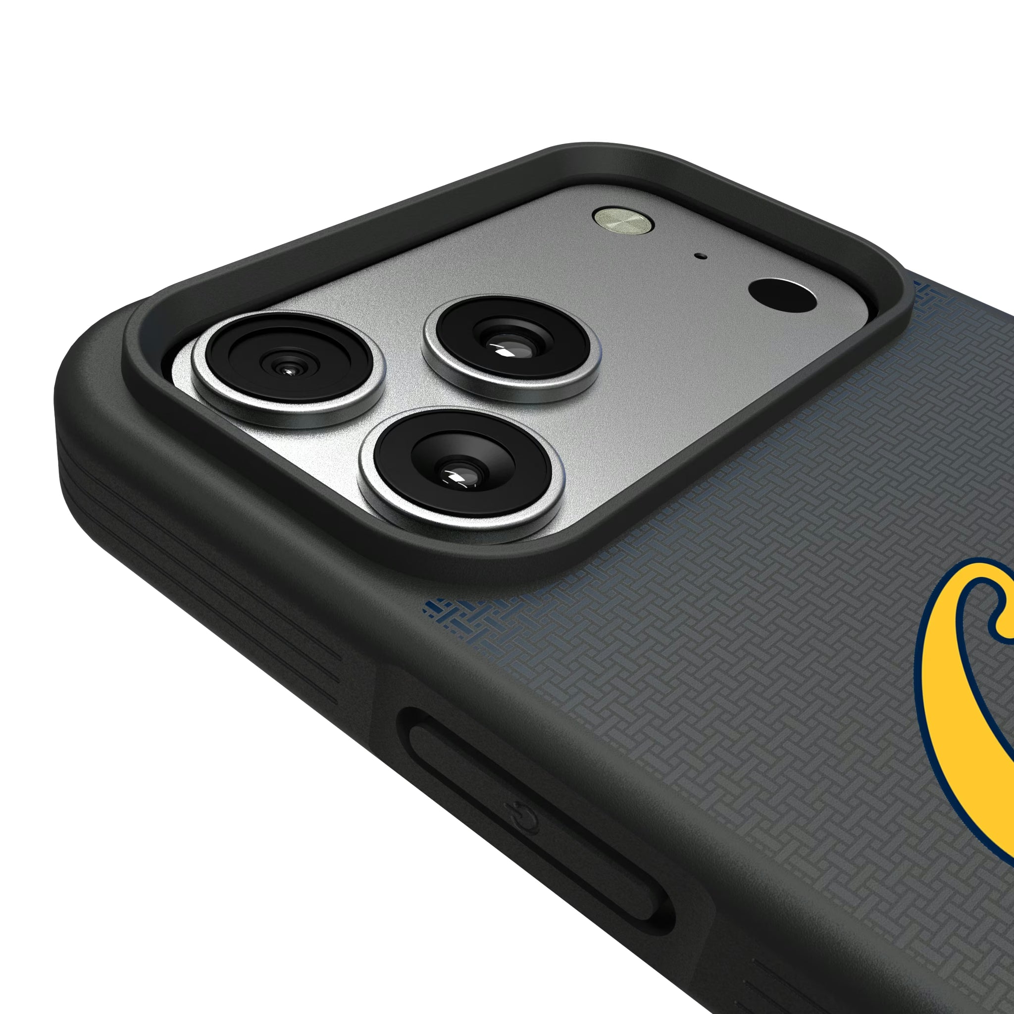 University of California Berkeley Golden Bears Linen iPhone Bump Phone Case for Apple iPhone - Detail#Device_iPhone 17 Pro Max