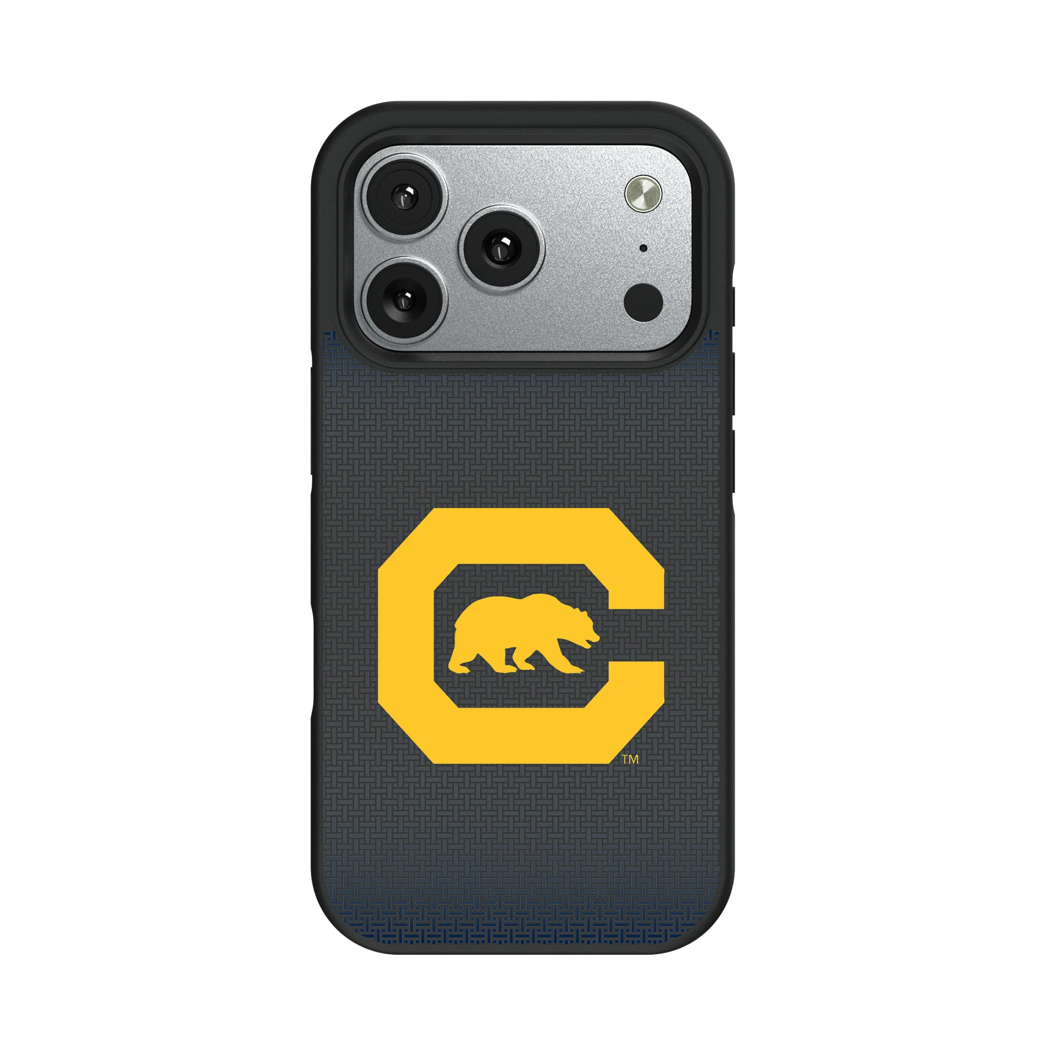 University of California Berkeley Golden Bears Linen iPhone Bump Phone Case for Apple iPhone#Device_iPhone 17 Pro