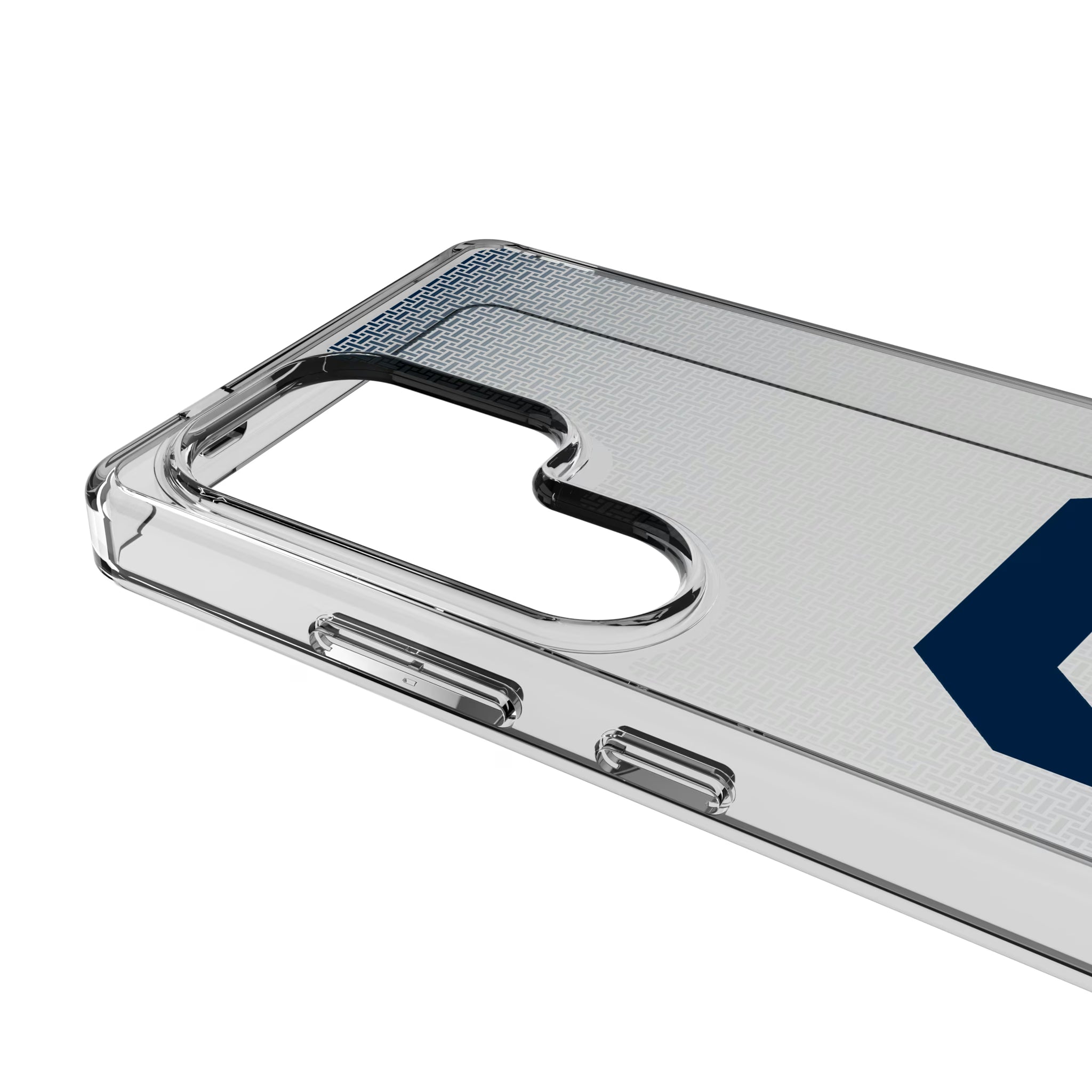University of California Berkeley Golden Bears Linen Galaxy Clear Phone Case for Samsung Galaxy - Detail