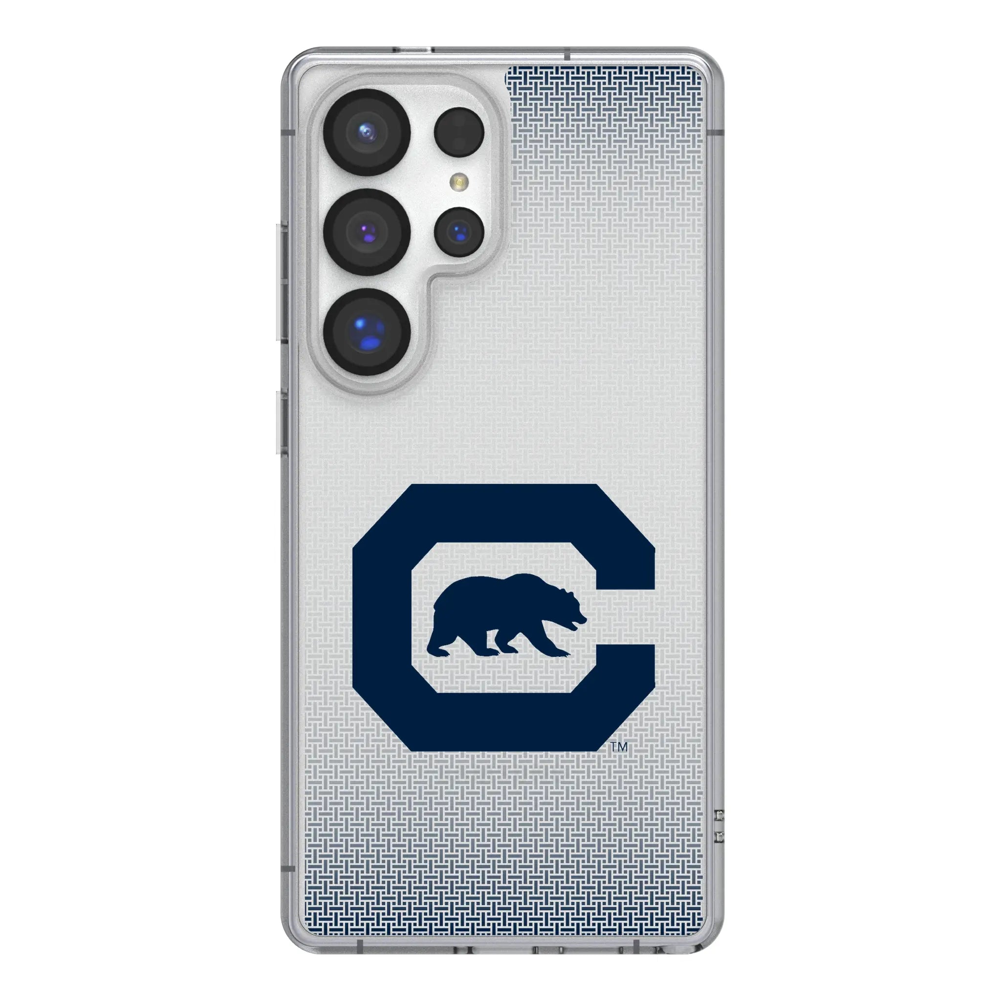 University of California Berkeley Golden Bears Linen Galaxy Clear Phone Case for Samsung Galaxy#Device_Galaxy S25 Ultra