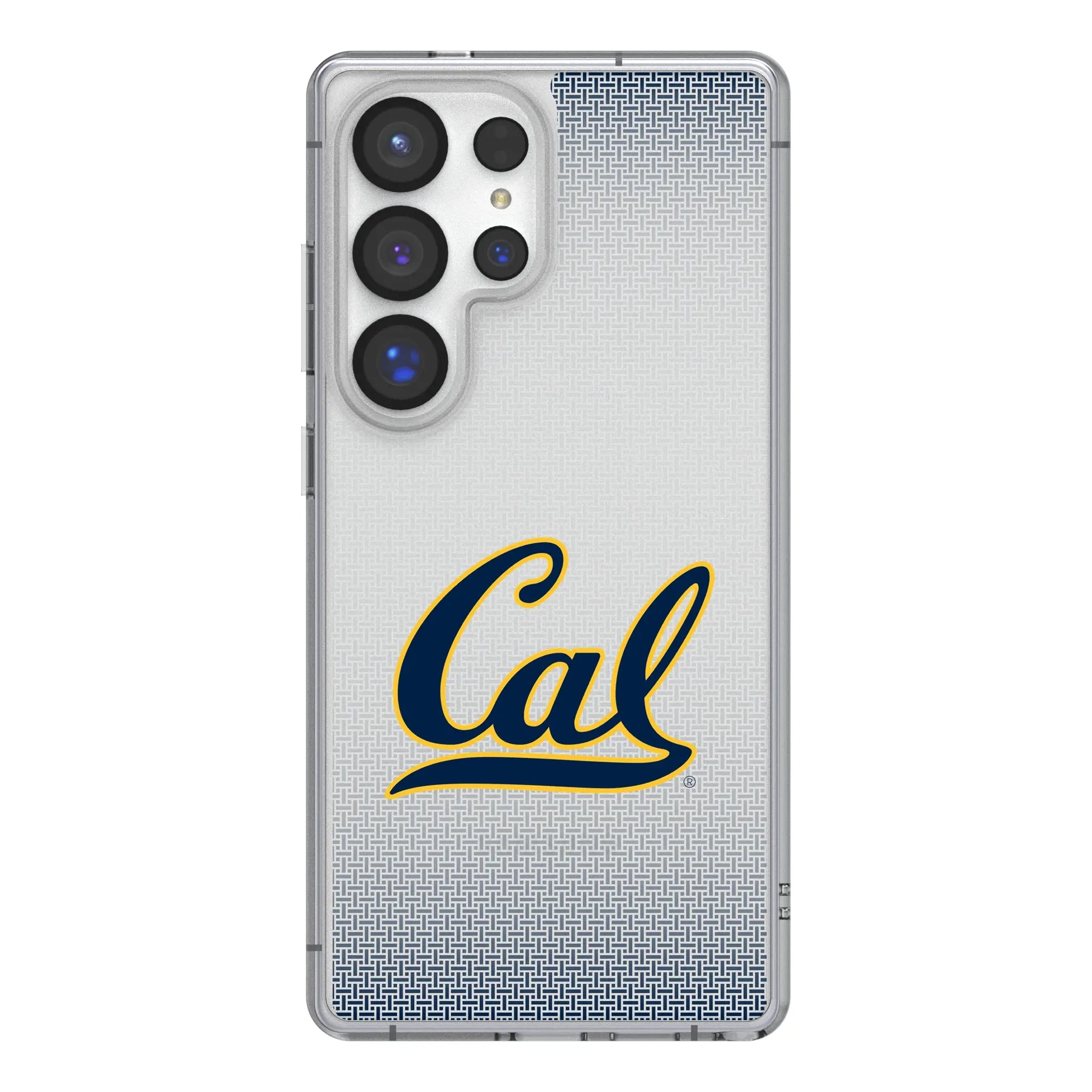 University of California Berkeley Golden Bears Linen Galaxy Clear Phone Case for Samsung Galaxy#Device_Galaxy S25 Ultra