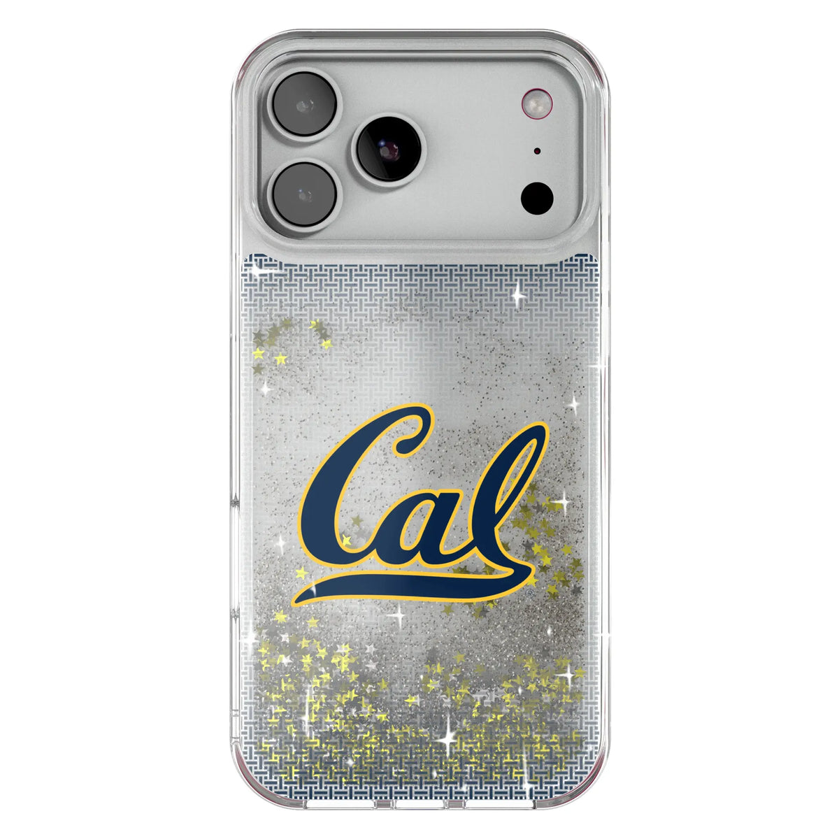 University of California Berkeley Golden Bears Linen Glitter Phone Case for Apple iPhone