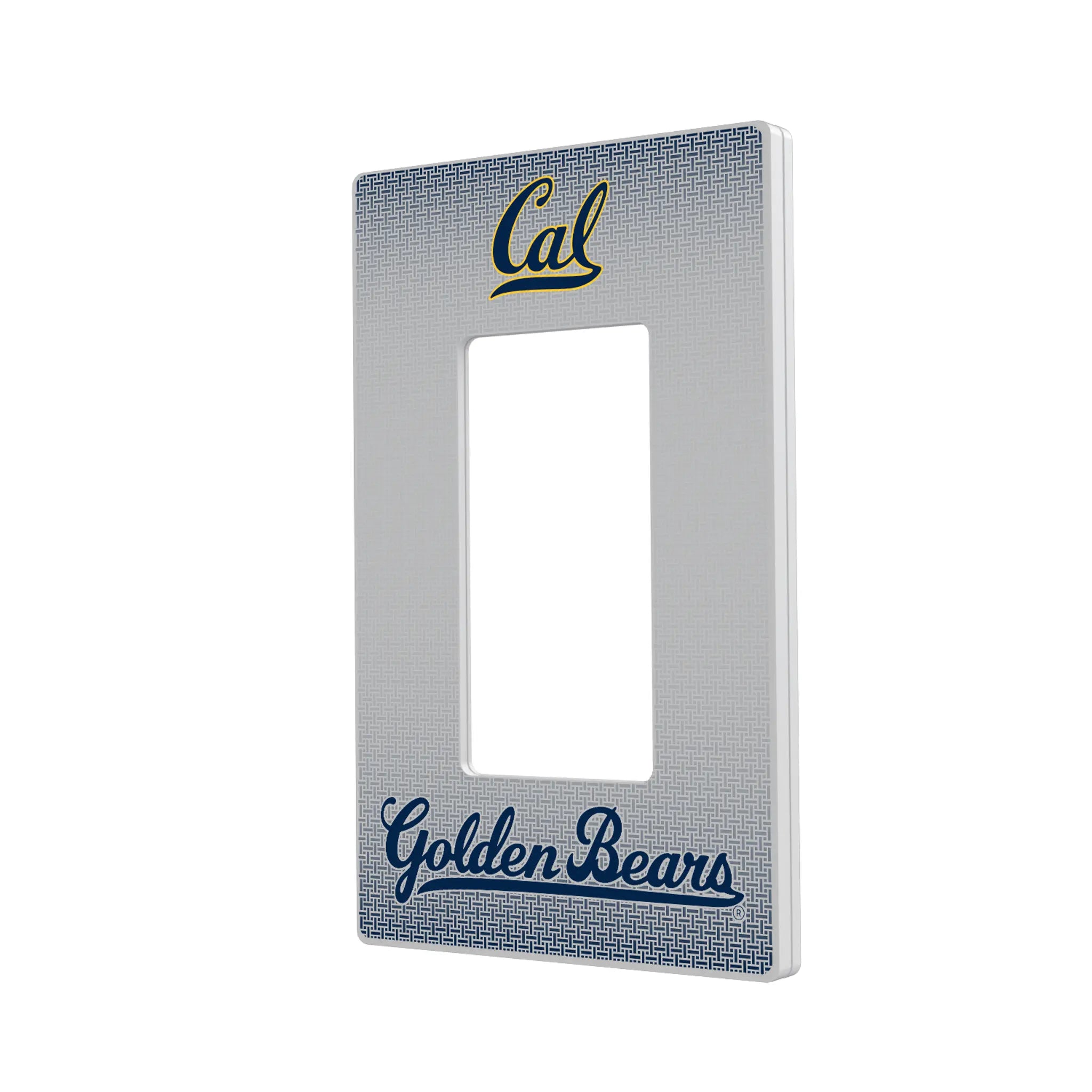 University of California Berkeley Golden Bears Linen Hidden-Screw Light Switch Plate#Style_Single Rocker