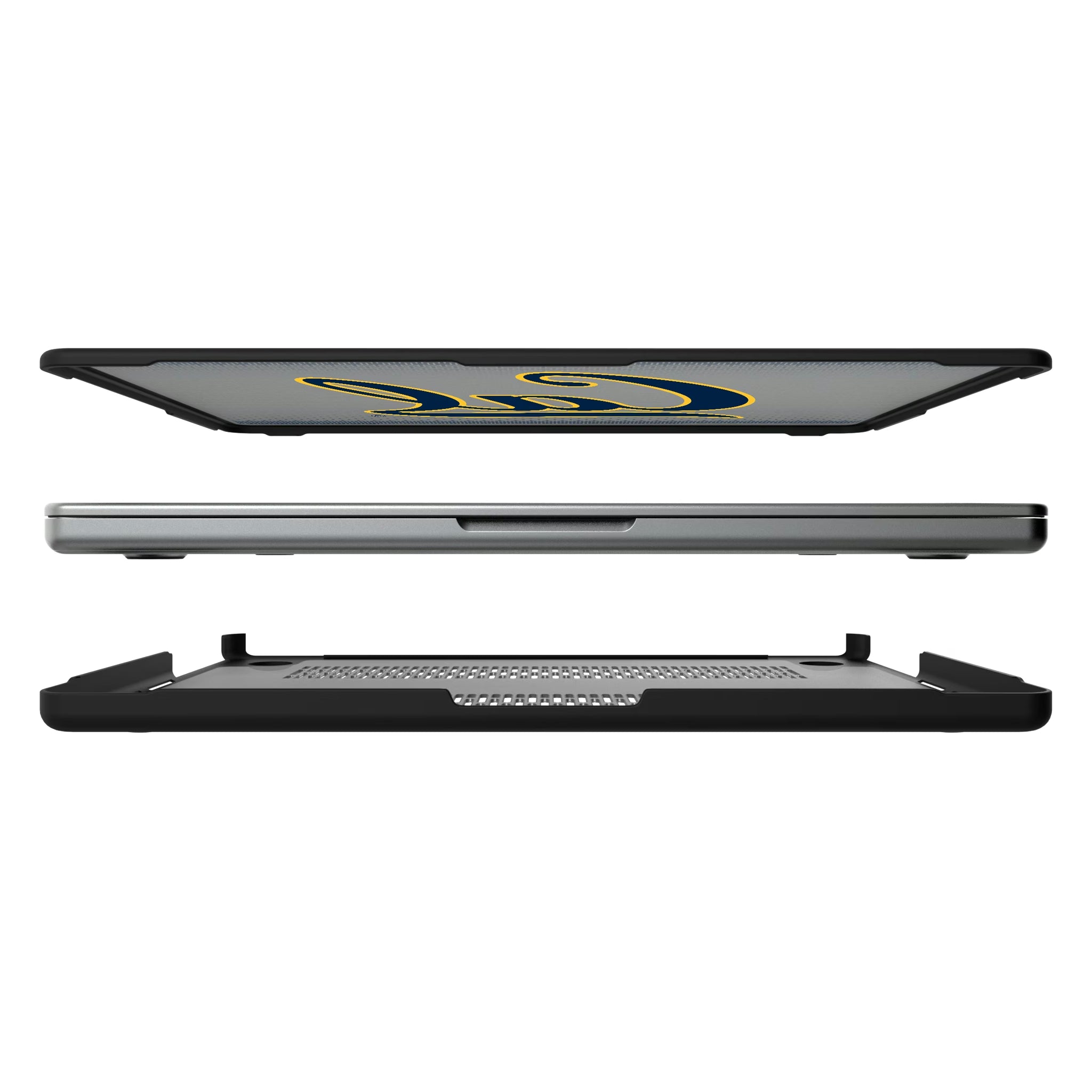 University of California Berkeley Golden Bears Linen MacBook Laptop Case for Apple MacBook#Device_MacBook Pro (14-inch, 2021) / MacBook Pro (14-inch, 2023) / MacBook Pro (14-inch, 2024)