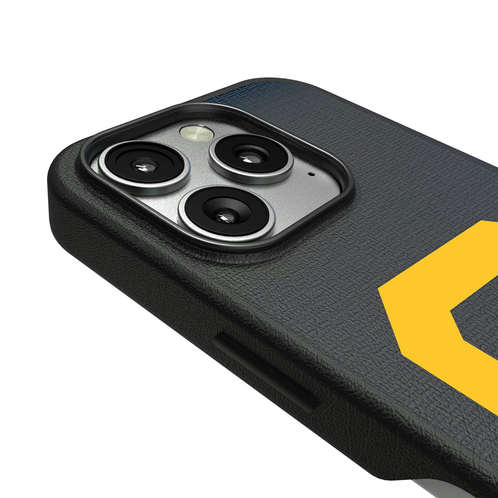 University of California Berkeley Golden Bears Linen iPhone MagSafe Compatible Phone Case for Apple iPhone - Detail