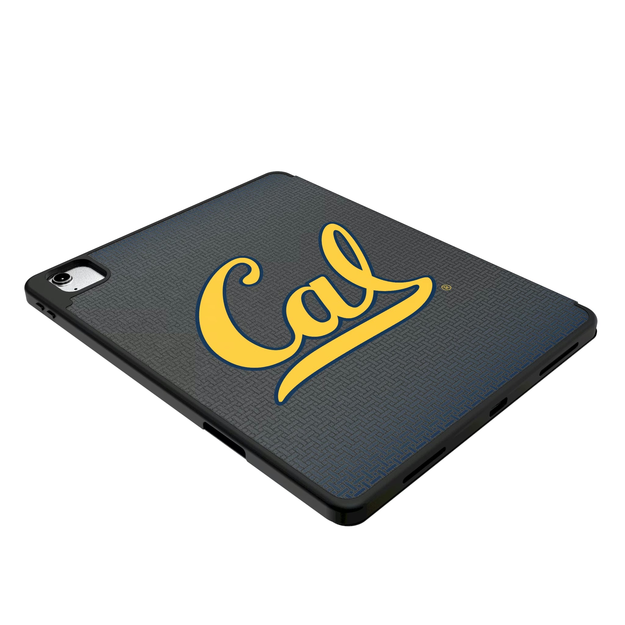 University of California Berkeley Golden Bears Linen iPad Tablet Case for Apple iPad - Isometric View