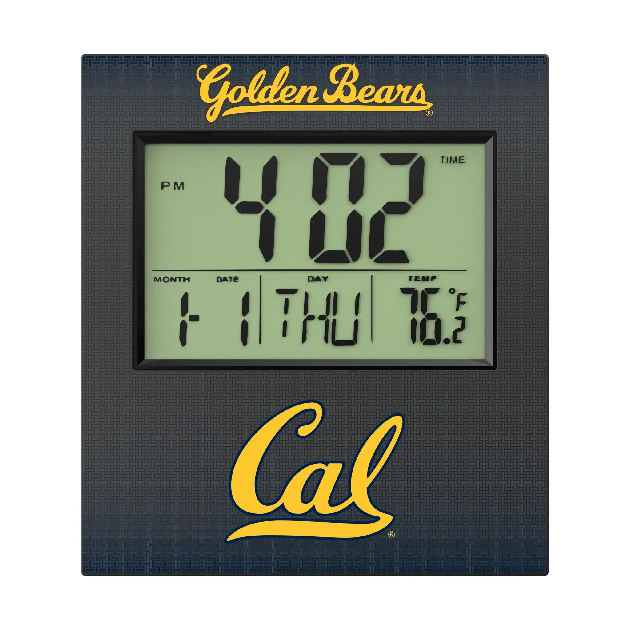 University of California Berkeley Golden Bears Linen Wall Clock