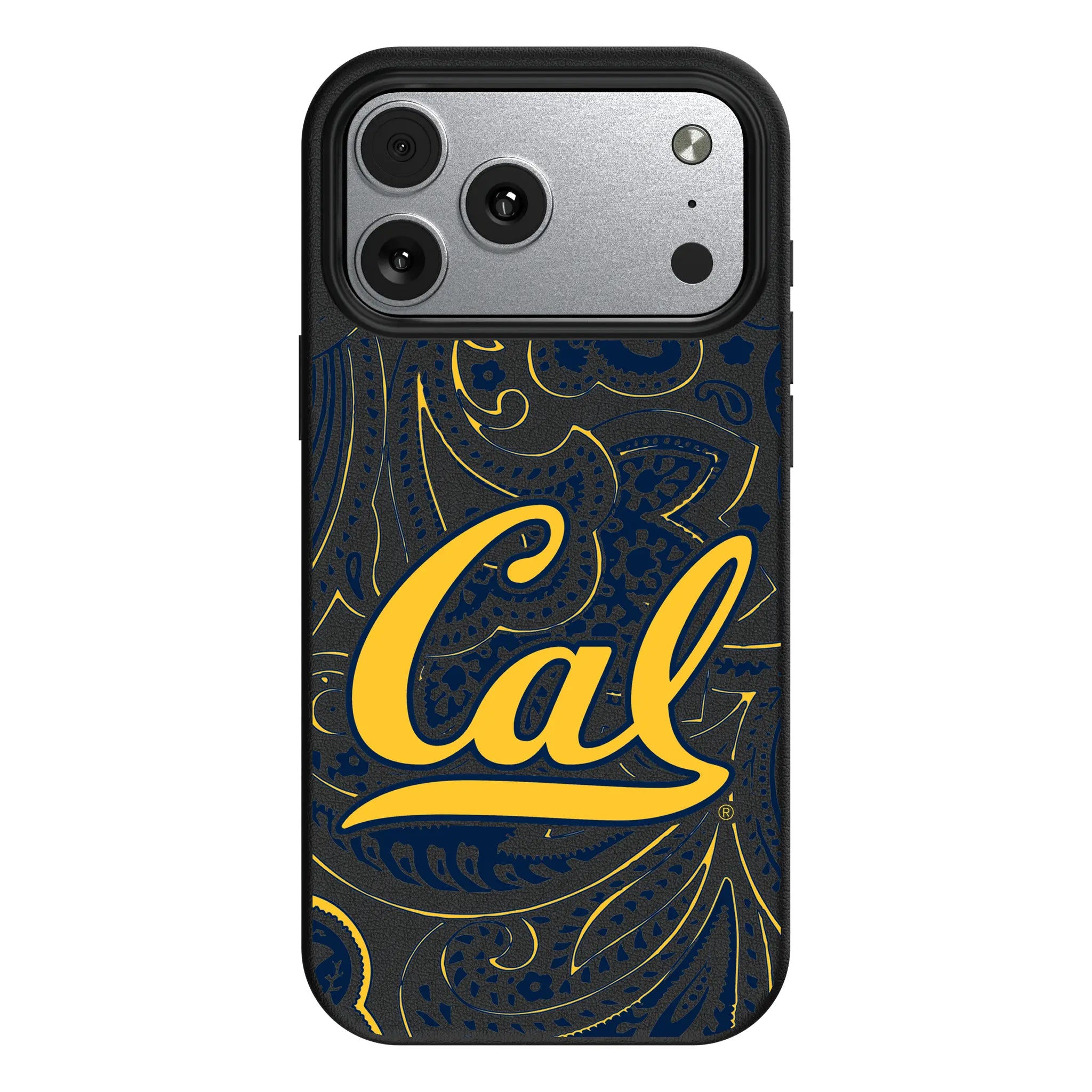 University of California Berkeley Golden Bears Paisley iPhone MagSafe Compatible Phone Case for Apple iPhone#Device_iPhone 17 Pro Max