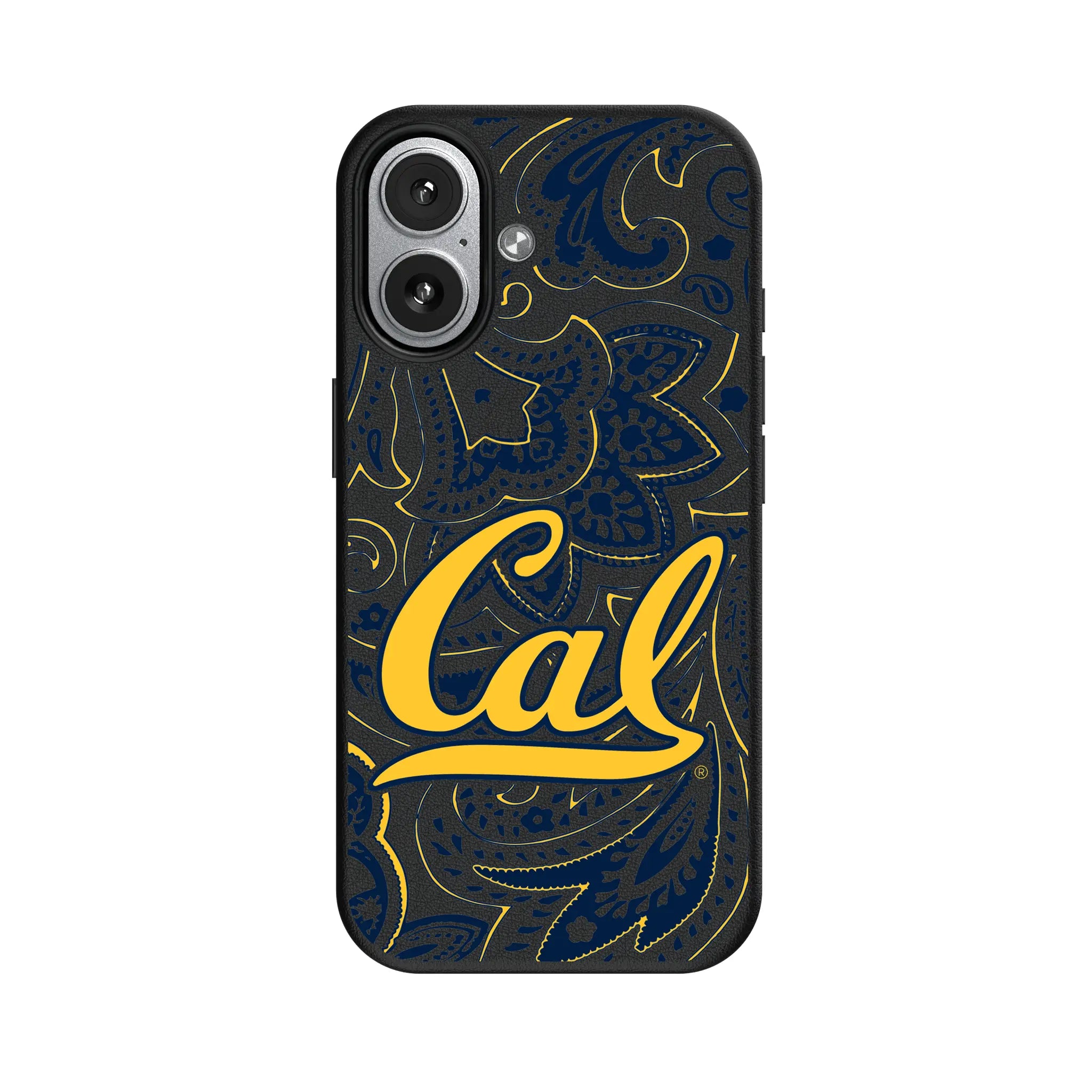 University of California Berkeley Golden Bears Paisley iPhone MagSafe Compatible Phone Case for Apple iPhone#Device_iPhone 17