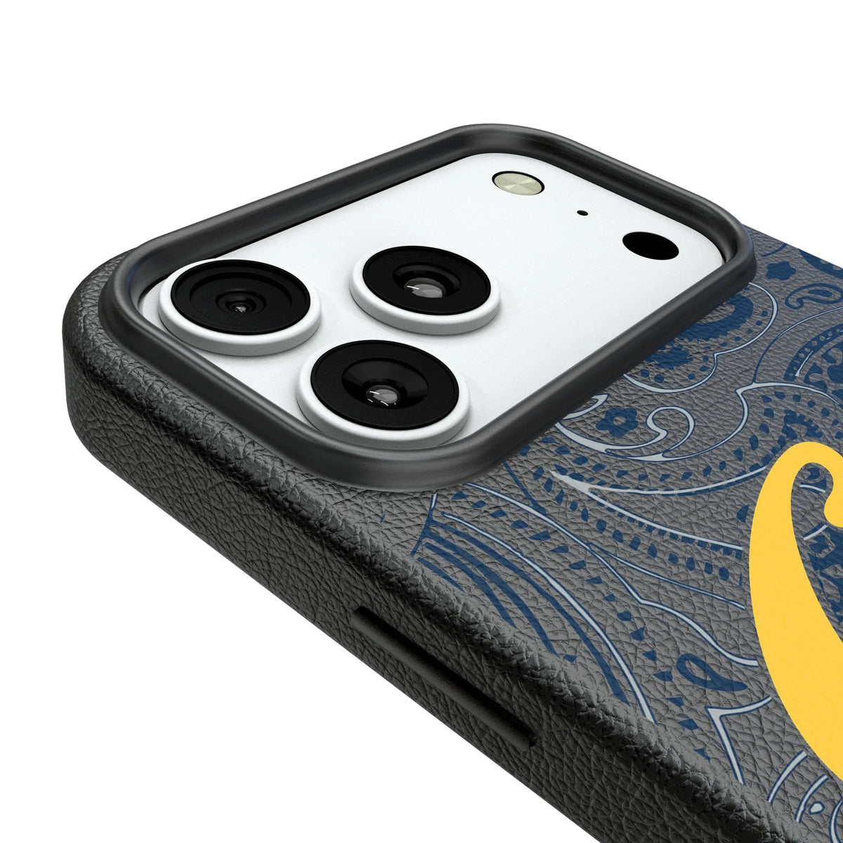 University of California Berkeley Golden Bears Paisley iPhone MagSafe Compatible Phone Case for Apple iPhone - Detail#Device_iPhone 18 Pro Max