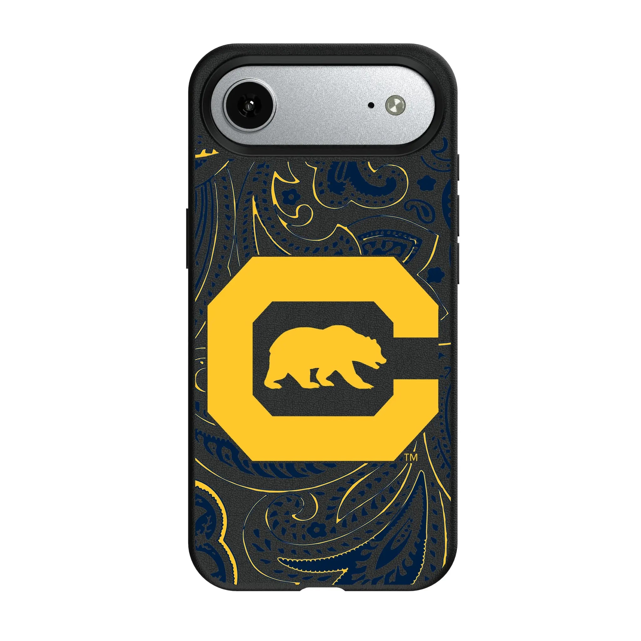 University of California Berkeley Golden Bears Paisley iPhone MagSafe Compatible Phone Case for Apple iPhone#Device_iPhone Air