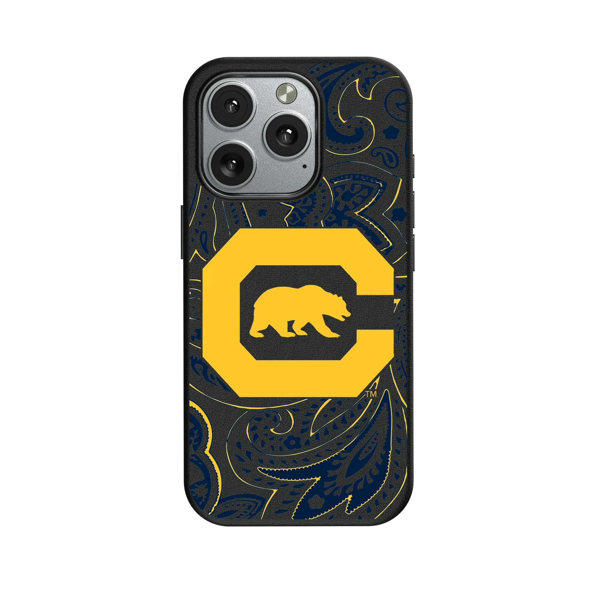University of California Berkeley Golden Bears Paisley iPhone MagSafe Compatible Phone Case for Apple iPhone