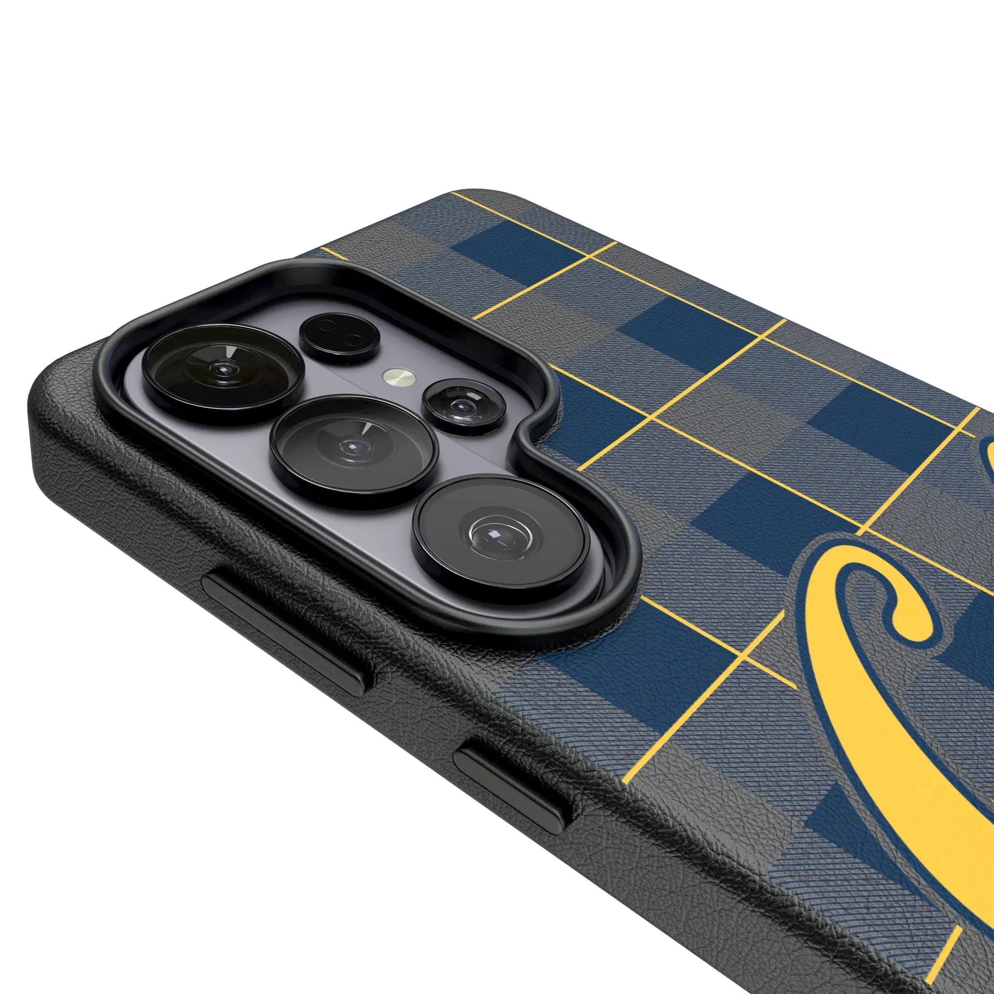 University of California Berkeley Golden Bears Plaid Galaxy MagSafe Compatible Phone Case for Samsung Galaxy - Detail#Device_Galaxy S26 Ultra