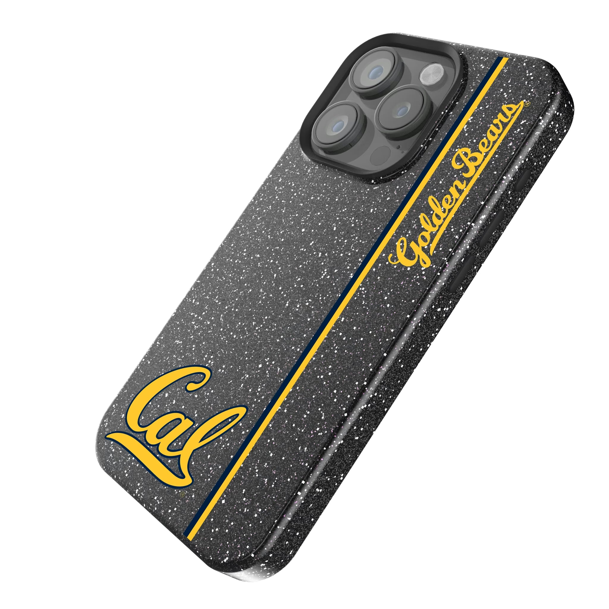 University of California Berkeley Golden Bears Sidebar iPhone Bling Phone Case for Apple iPhone - Isometric View