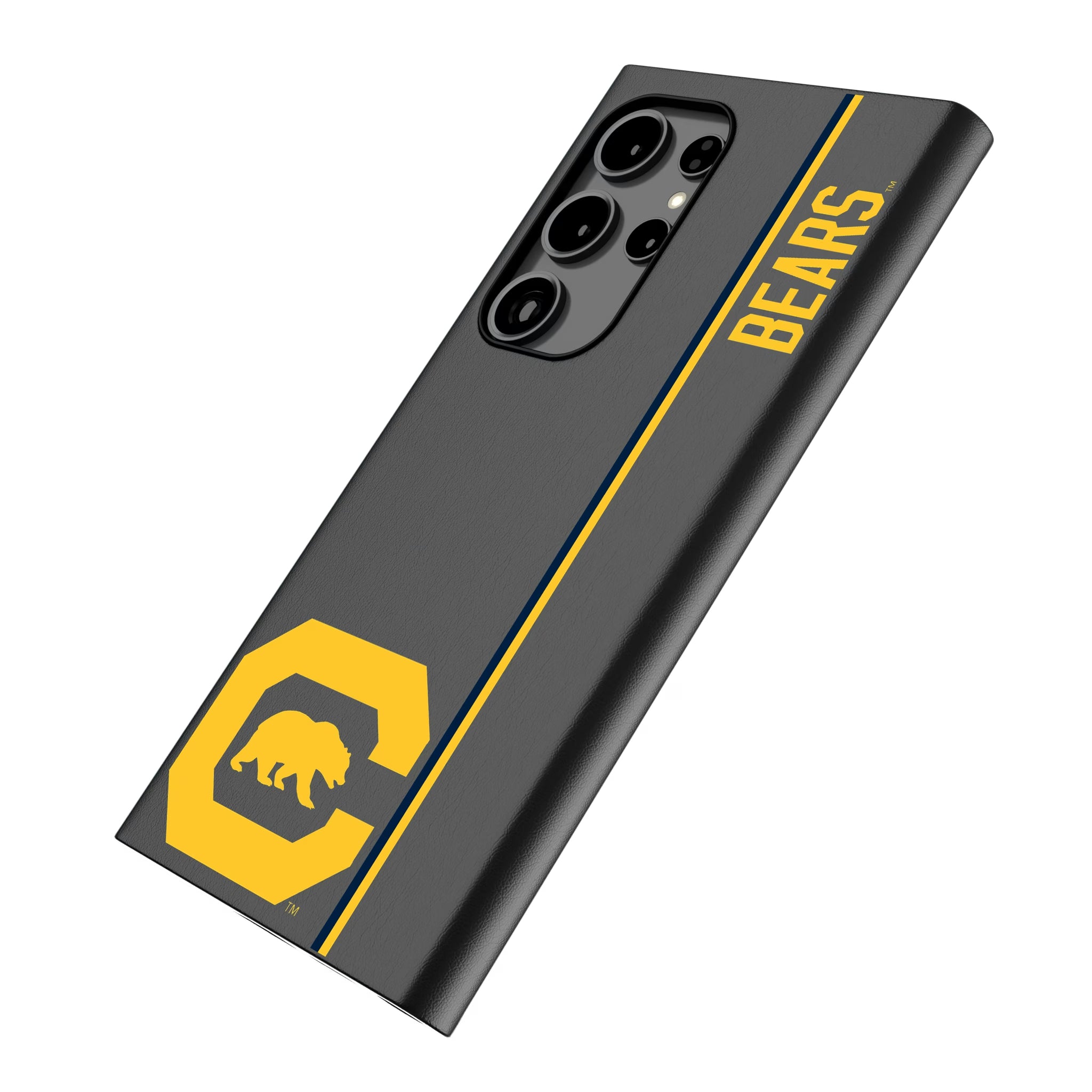 University of California Berkeley Golden Bears Sidebar Galaxy MagSafe Compatible Phone Case for Samsung Galaxy - Isometric View