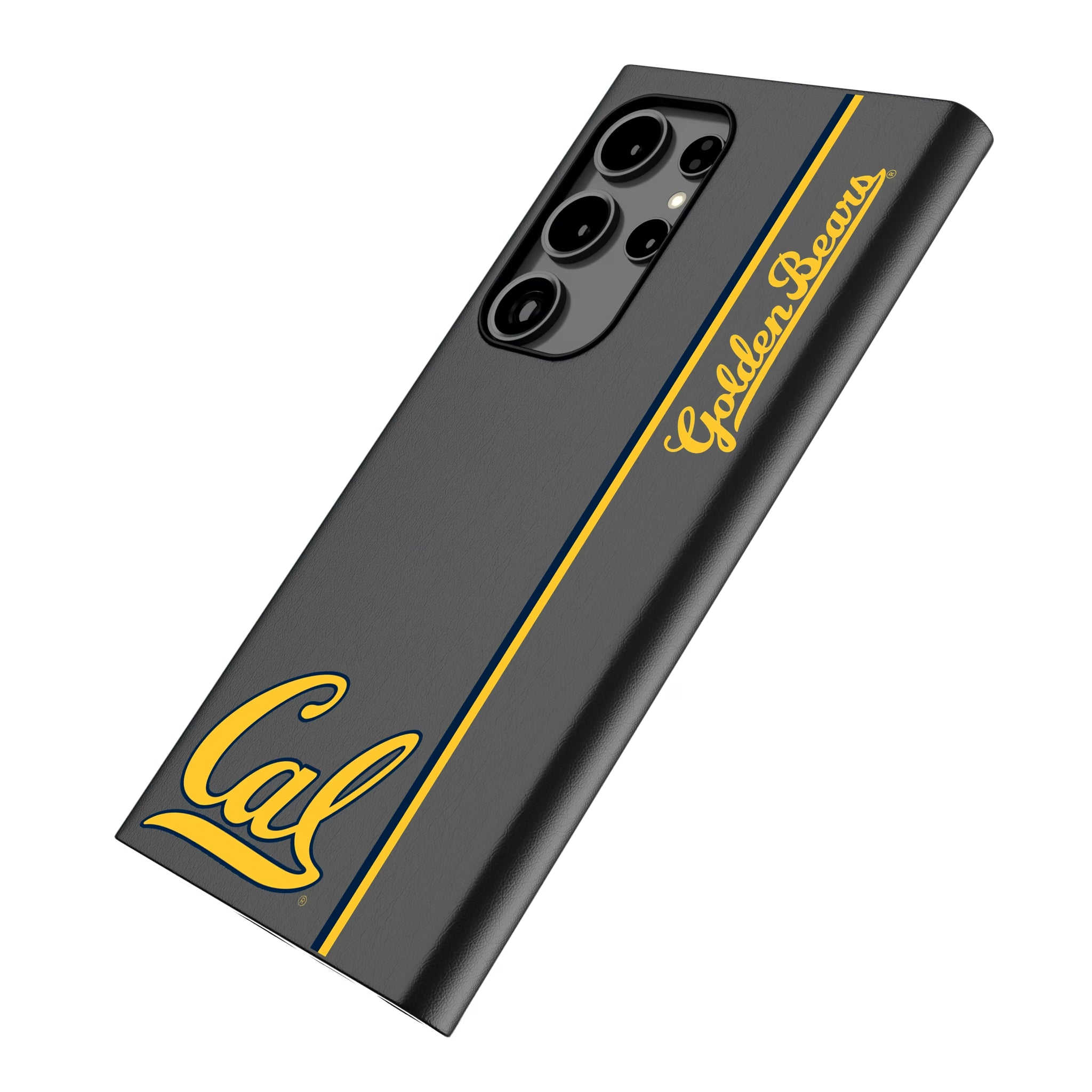University of California Berkeley Golden Bears Sidebar Galaxy MagSafe Compatible Phone Case for Samsung Galaxy - Isometric View